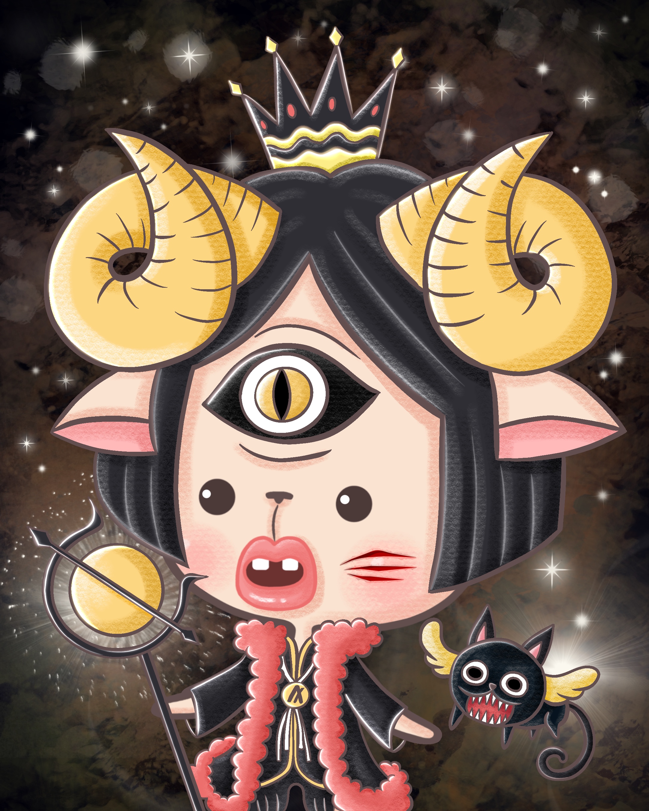015 Richy The Three-Eyed Queen NFT on Algorand