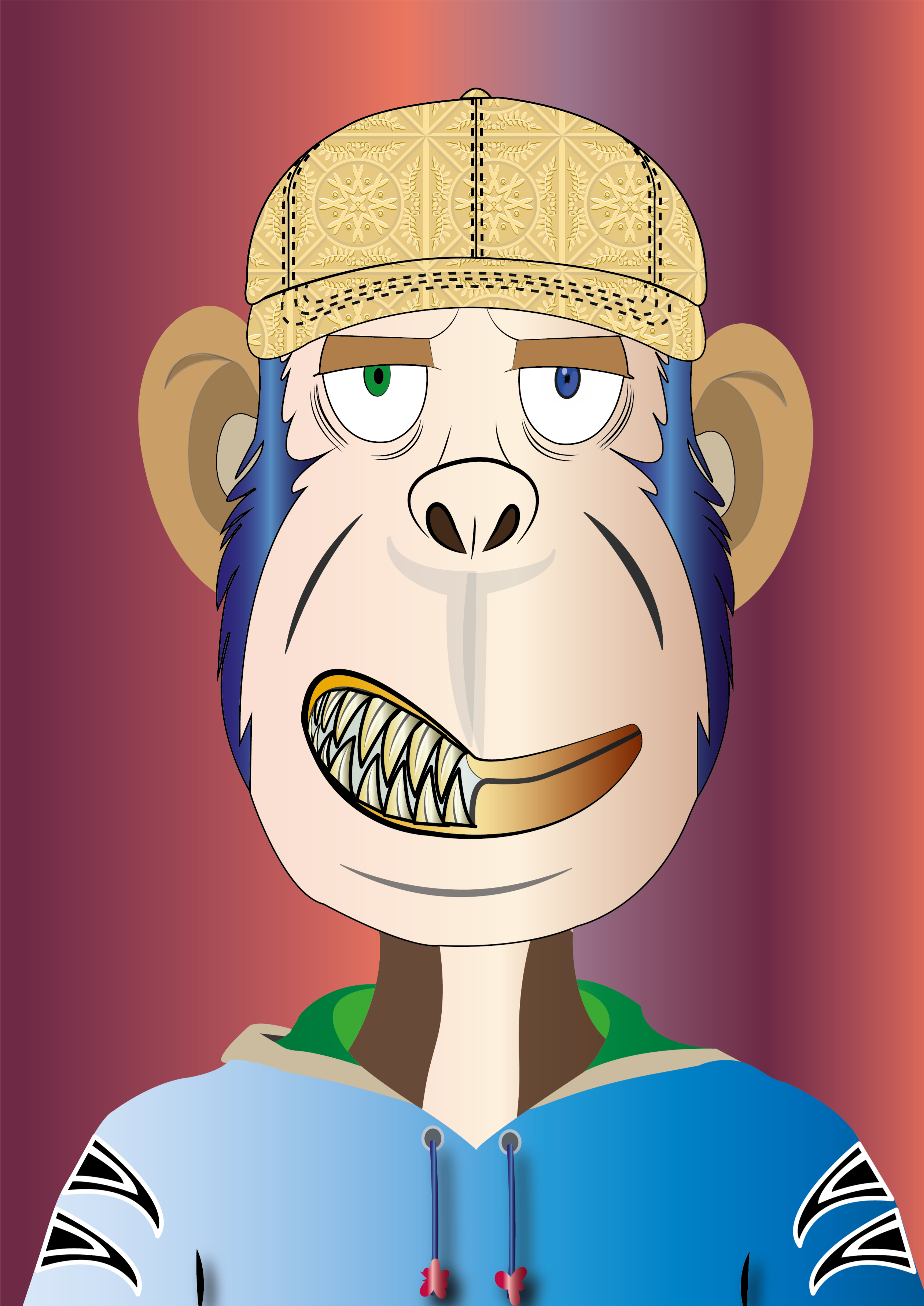 Punk Angry Monkeys#05 NFT on Algorand