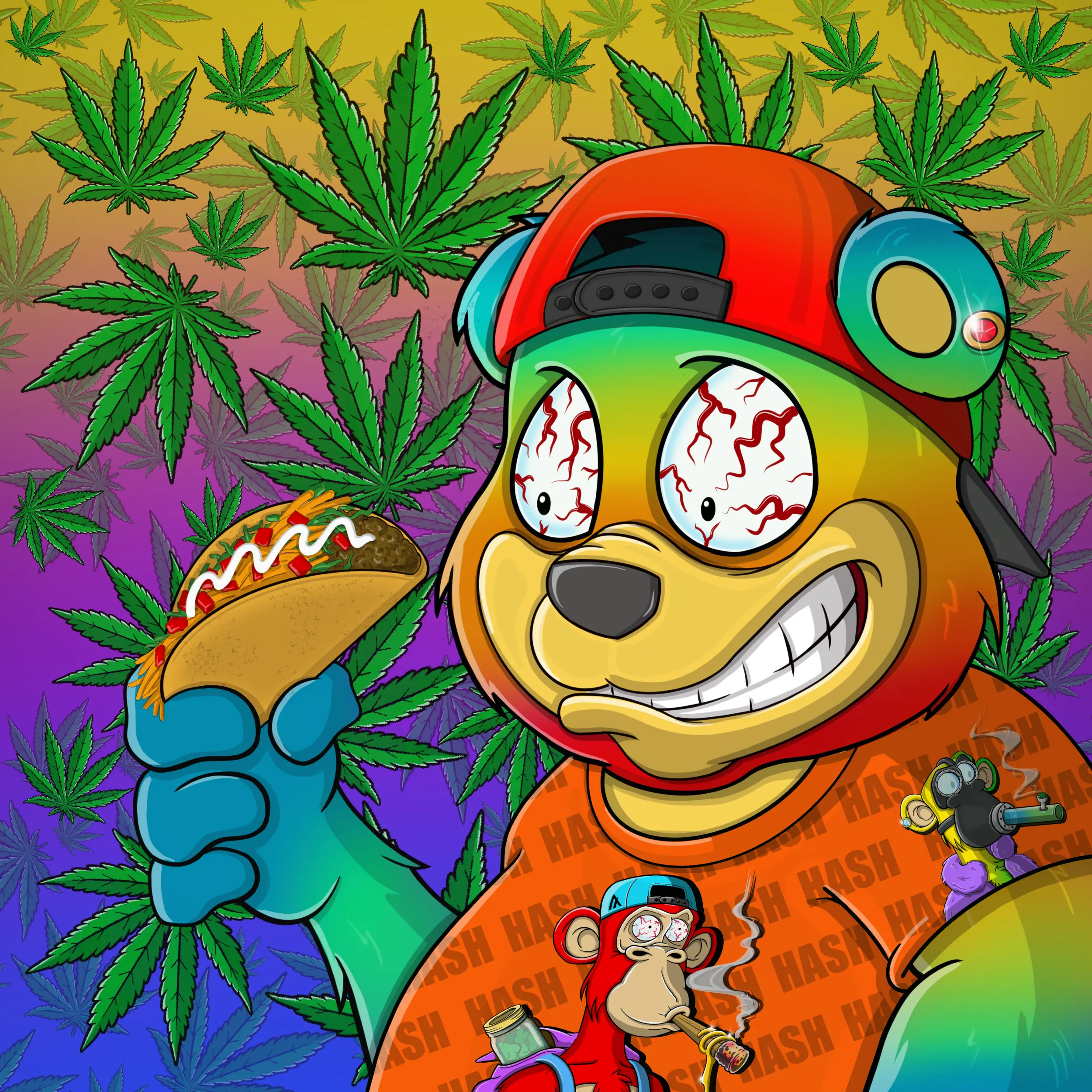 Burnin Bears #716 NFT on Algorand