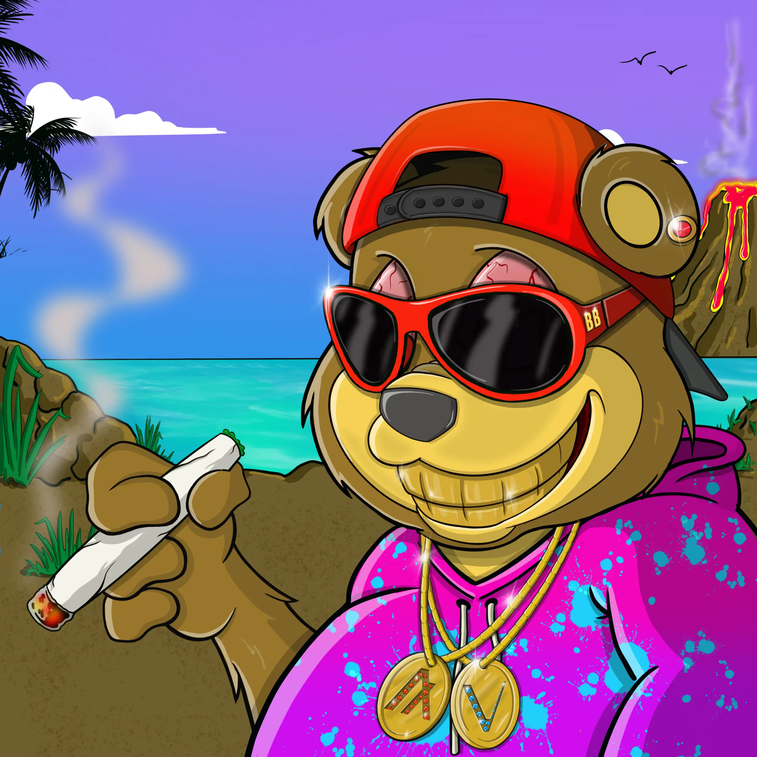 Burnin Bears #415 NFT on Algorand