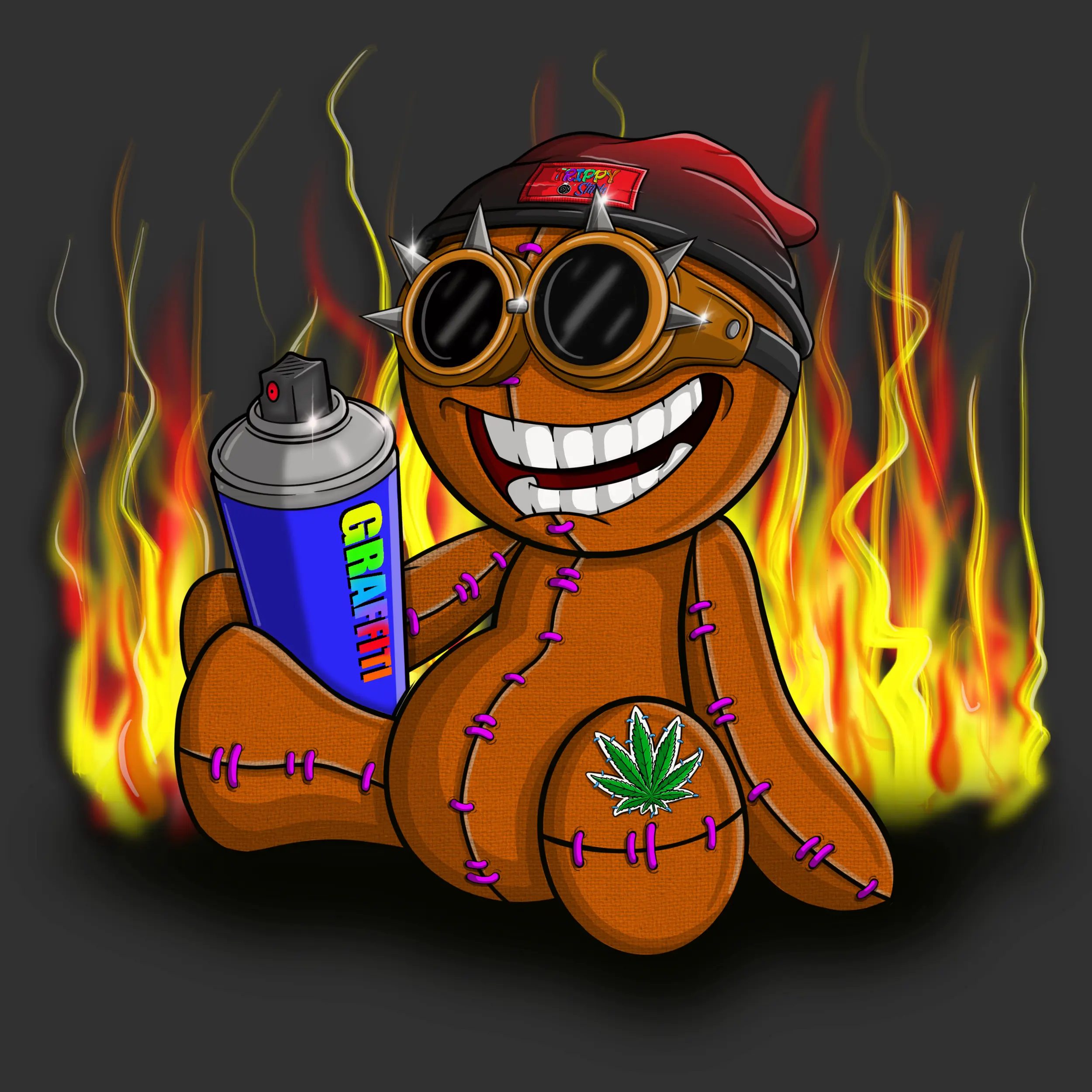 Trippy Stitch #1337 NFT on Algorand