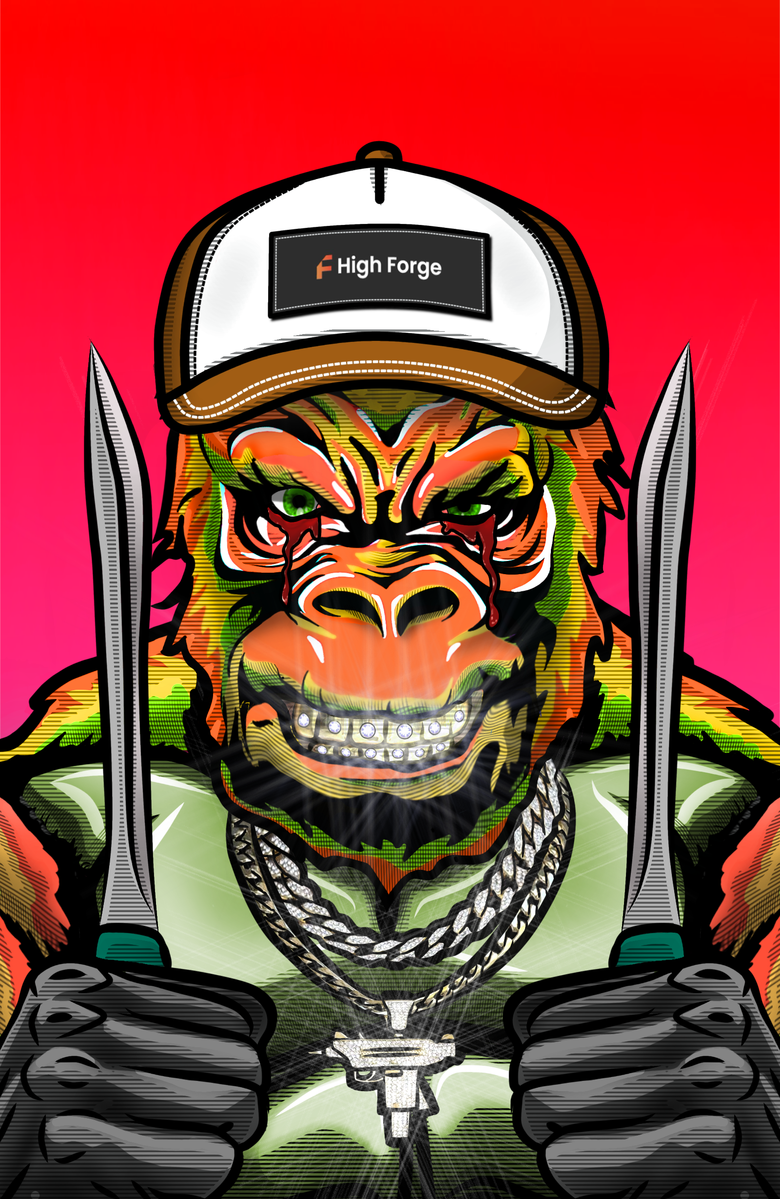 Gangster Gorilla 684 NFT on Algorand