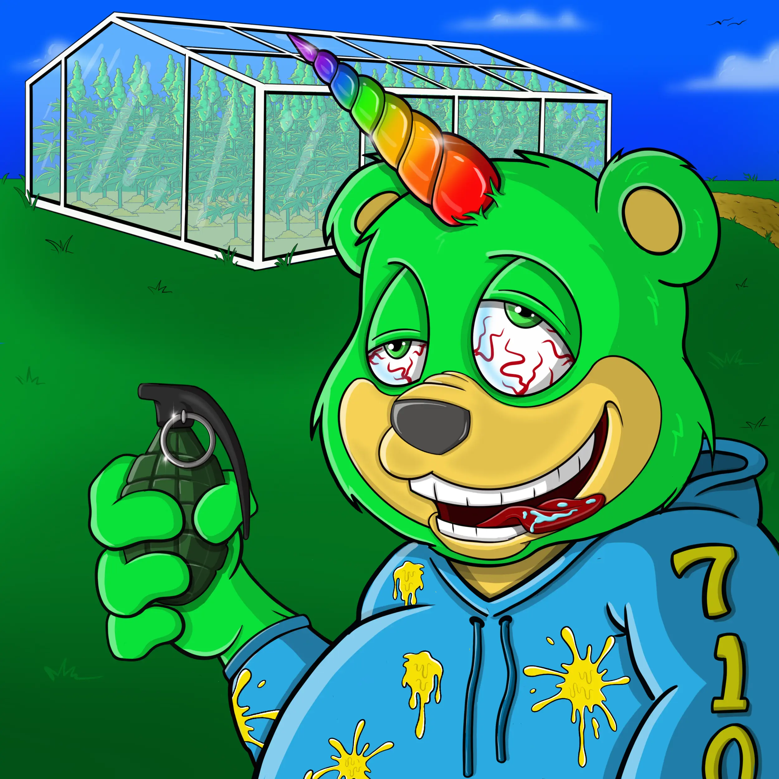 Burnin Bears #1195 NFT on Algorand