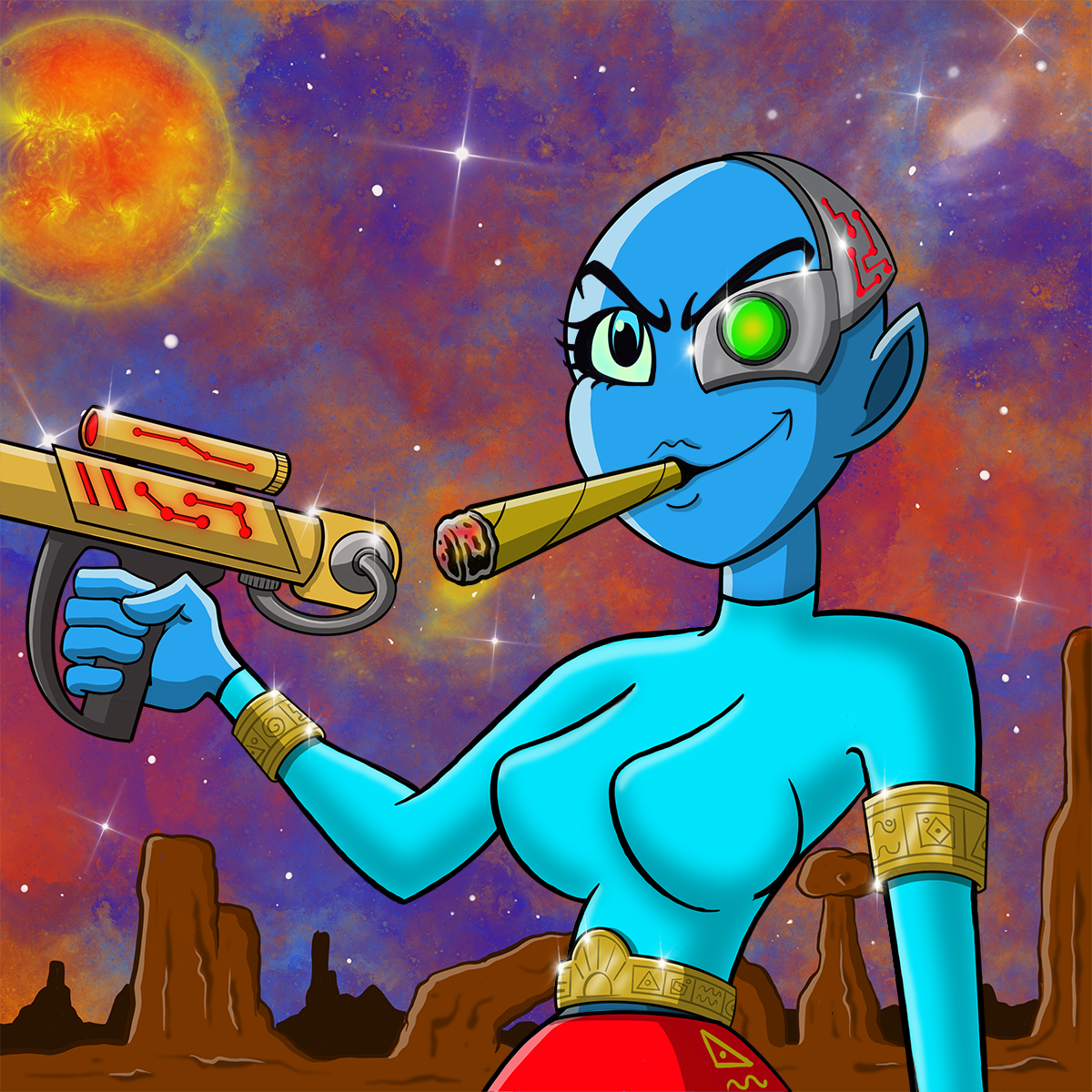 Incognito Alien Club GEN2 #169 NFT on Algorand