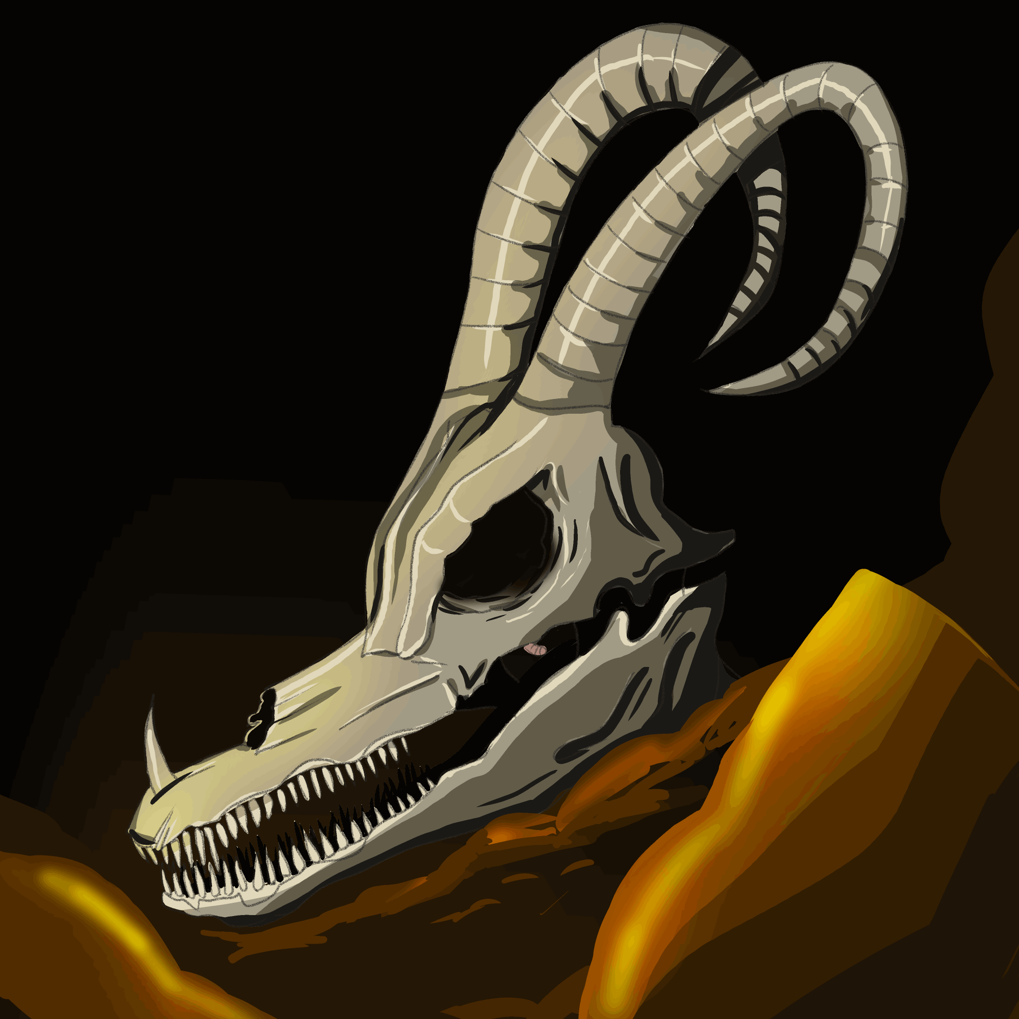 dragon skull