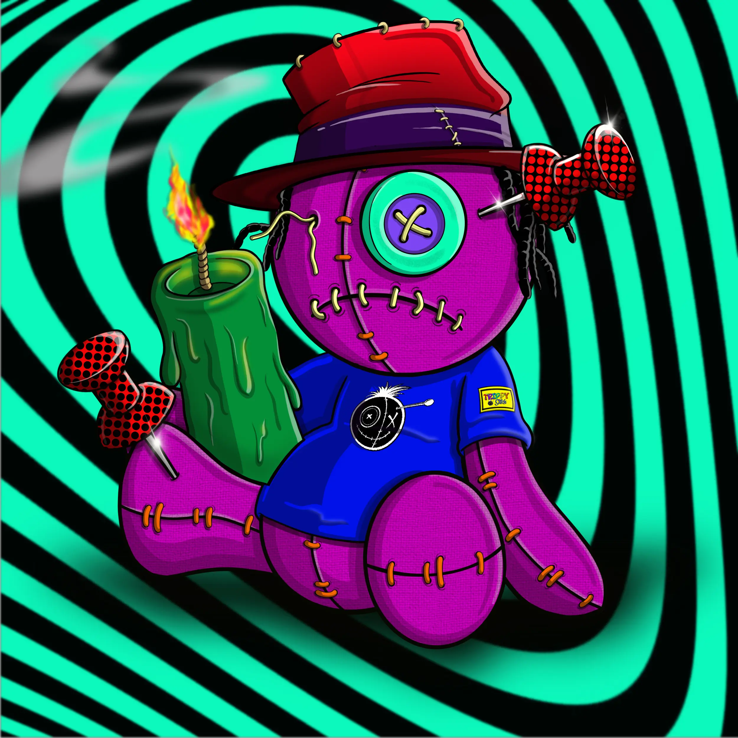 Trippy Stitch #336 NFT on Algorand