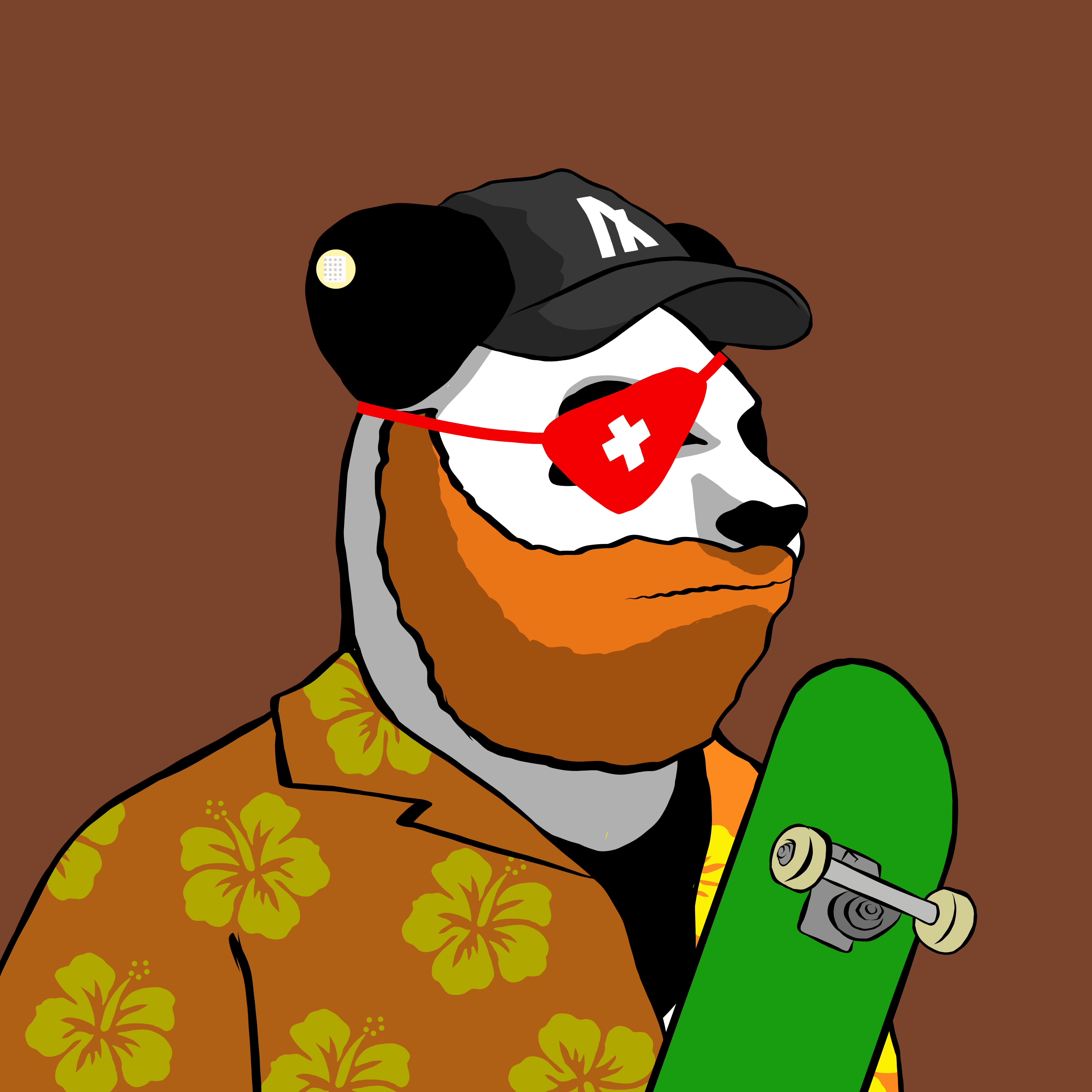 Pissed Off Panda #40 NFT on Algorand