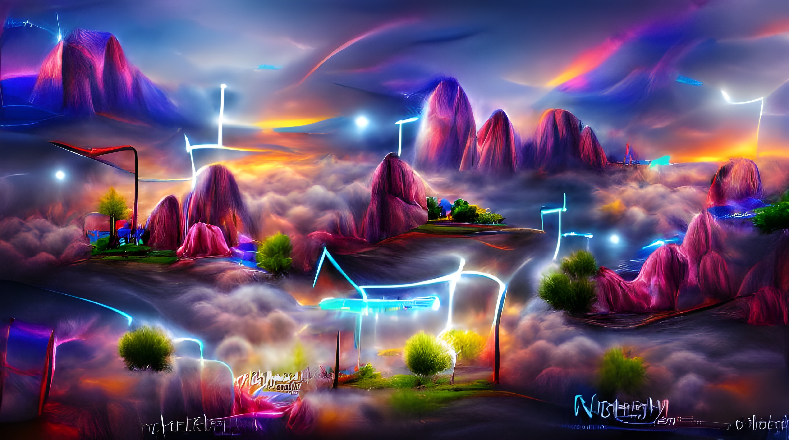 Neon Sights #22 NFT on Algorand