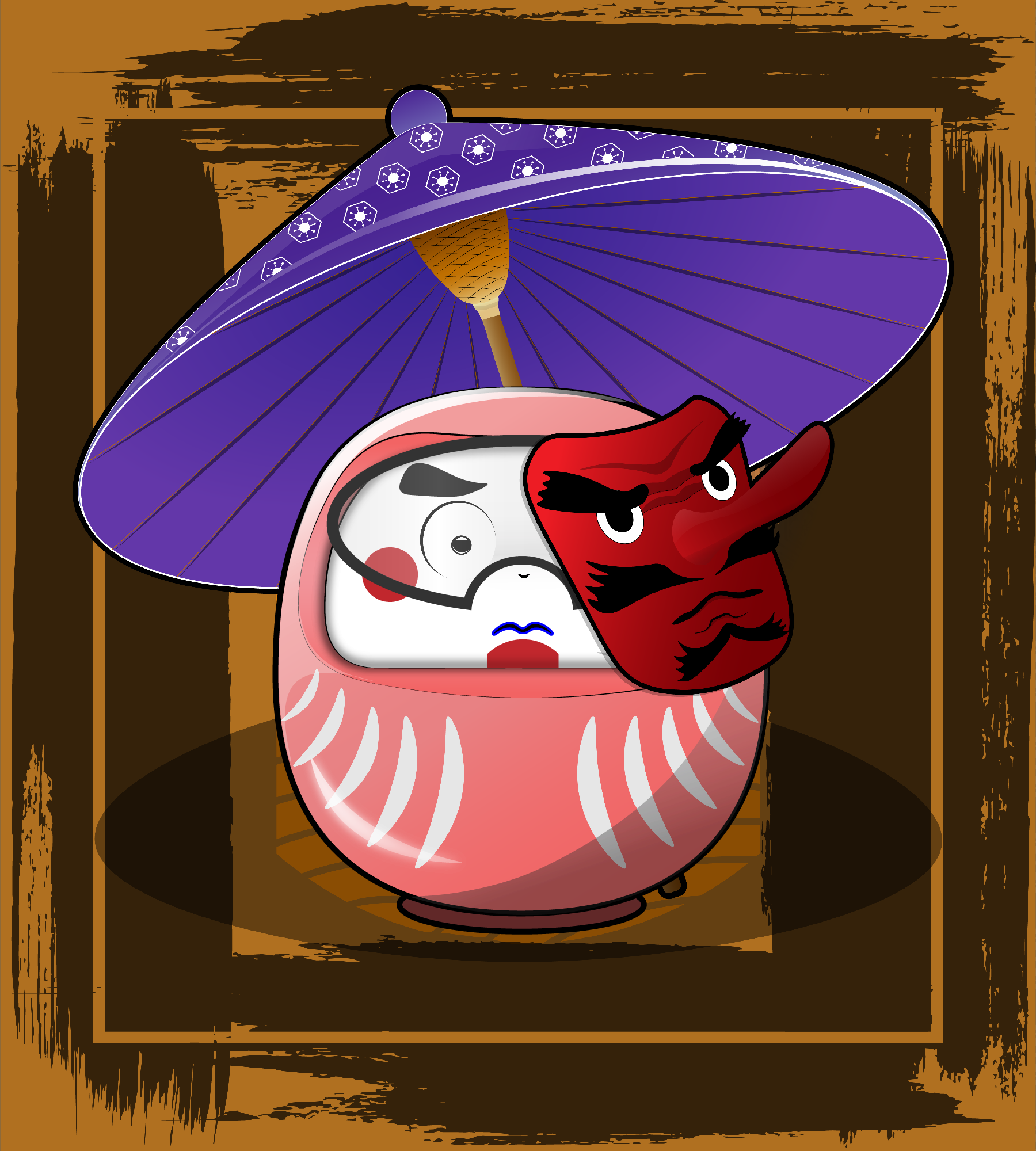 AlgoDaruma #0266 NFT on Algorand