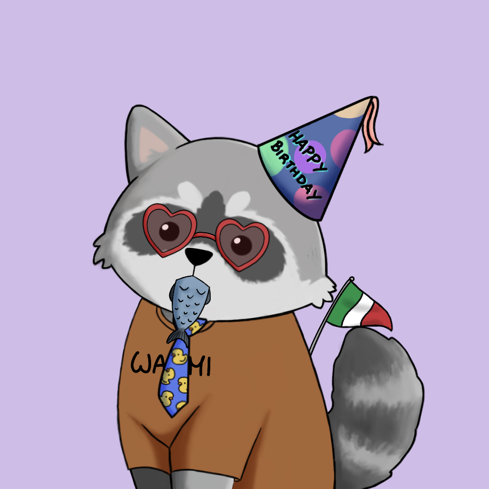 Raccoon #382 NFT on Algorand
