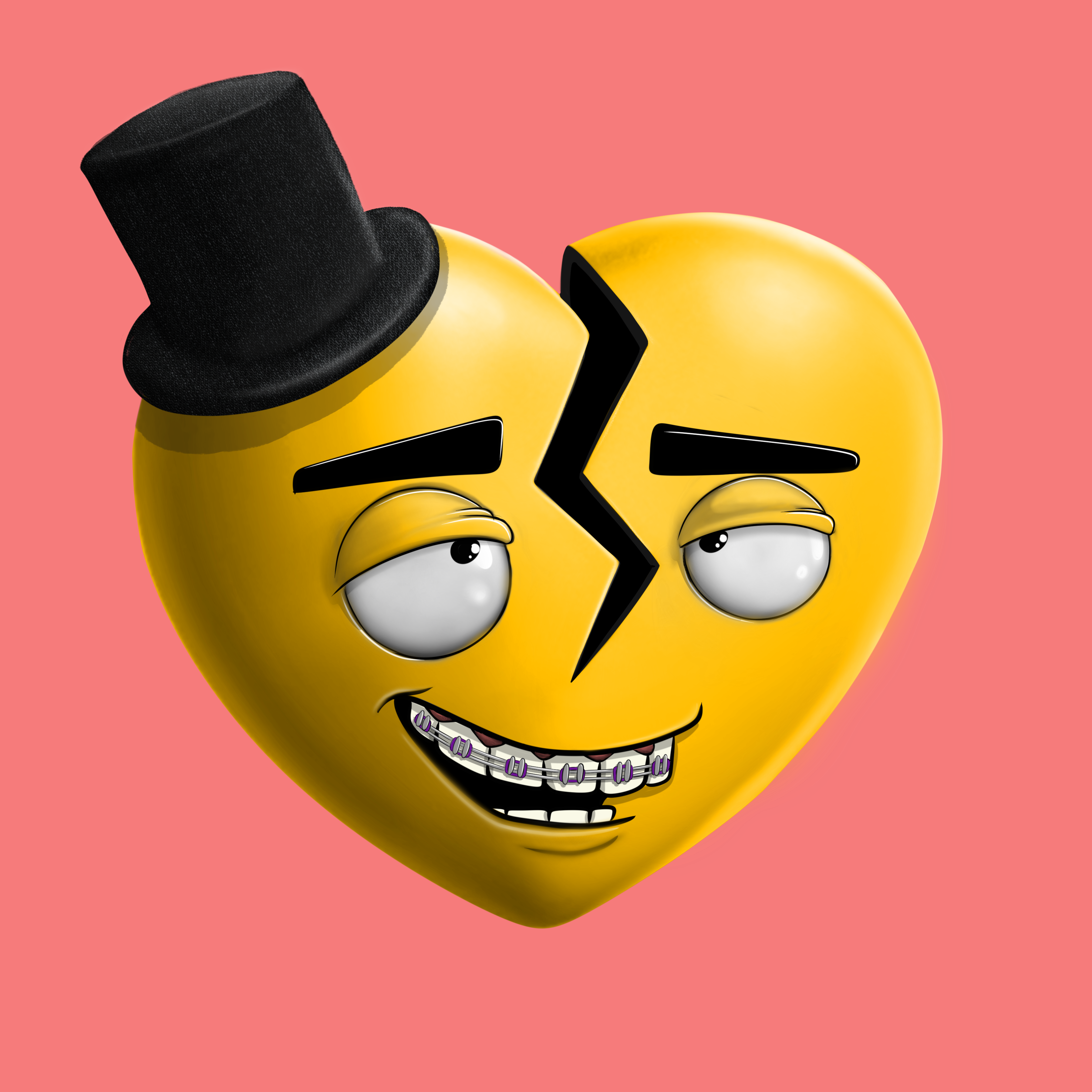 Broken Hearts Club #134 NFT on Algorand