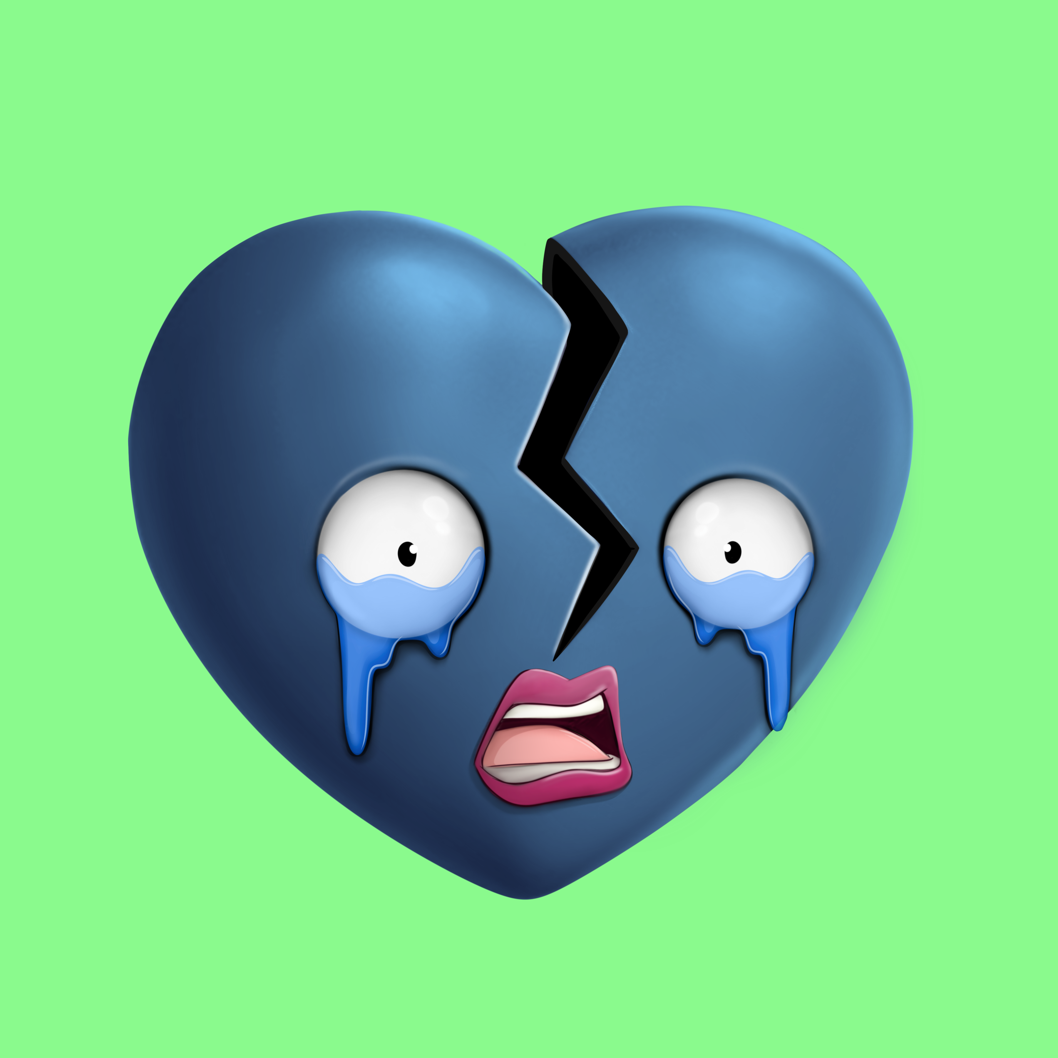 Broken Hearts Club #154 NFT on Algorand