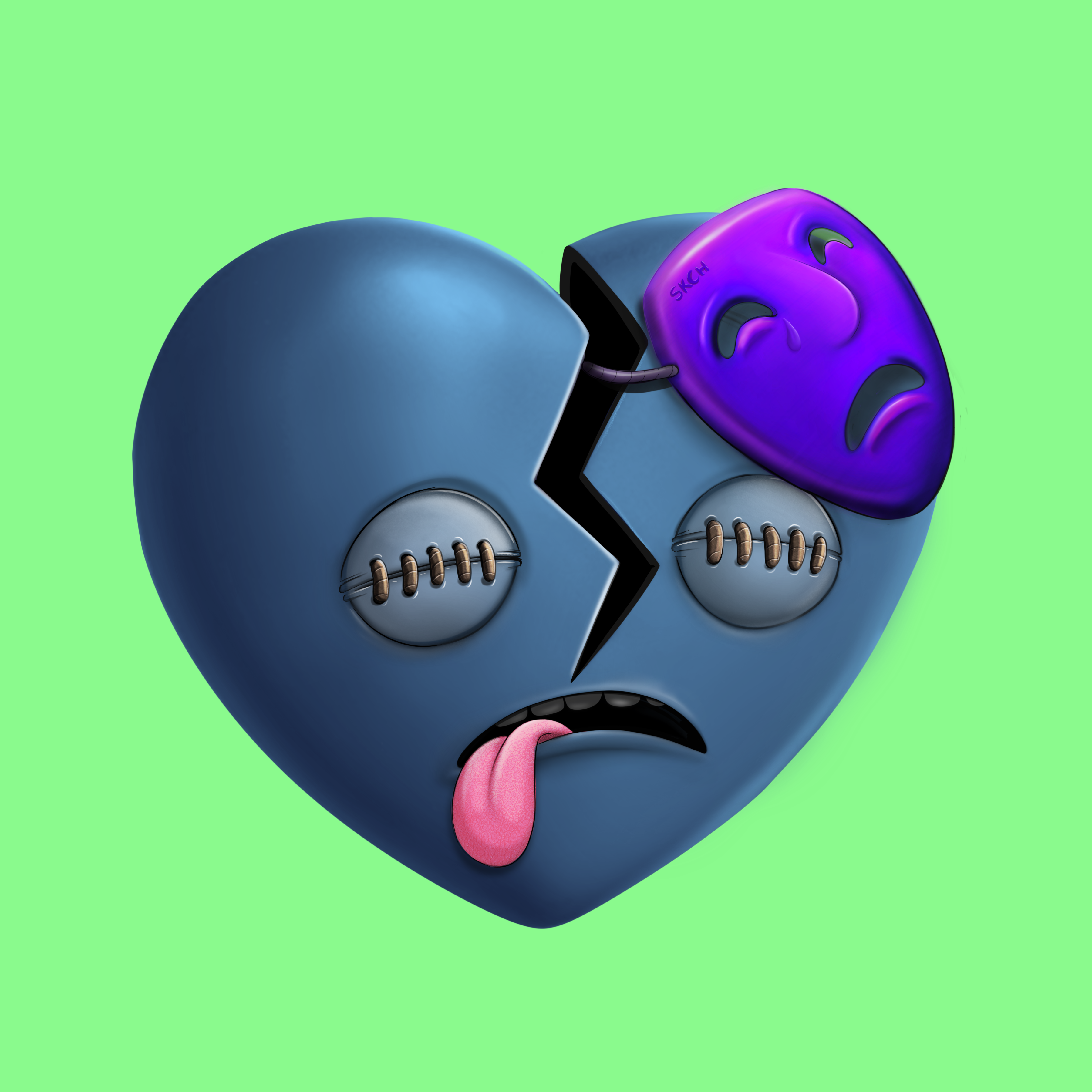 Broken Hearts Club #203 NFT on Algorand