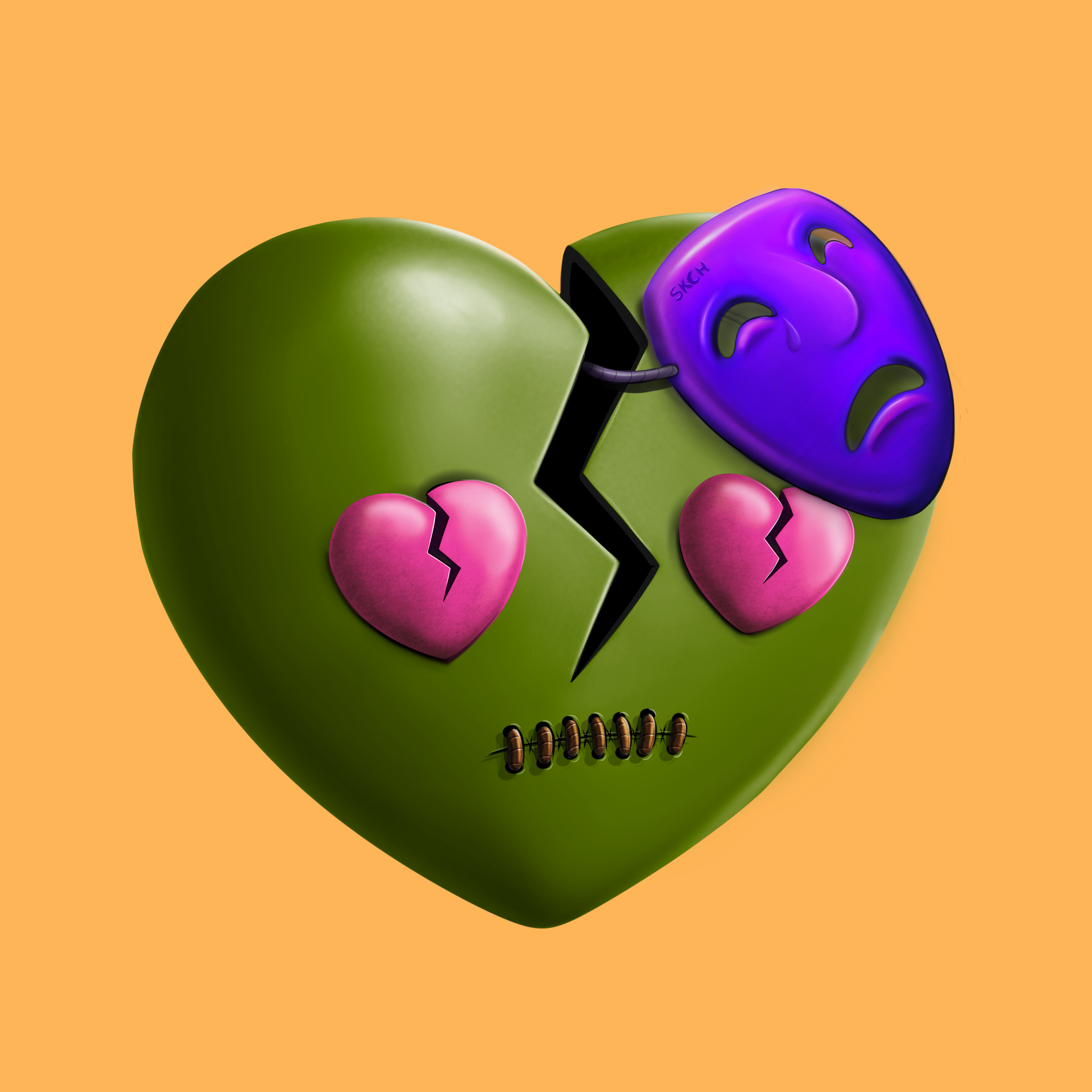 Broken Hearts Club #589 NFT on Algorand