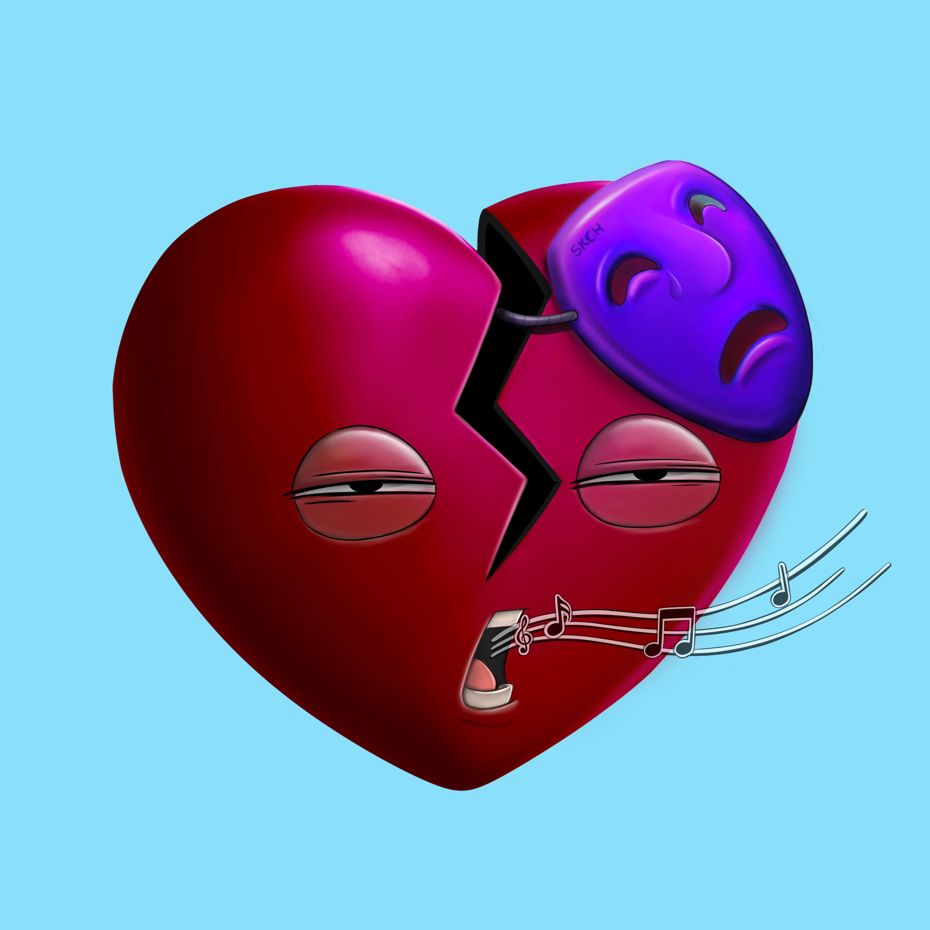 Broken Hearts Club #796 NFT on Algorand