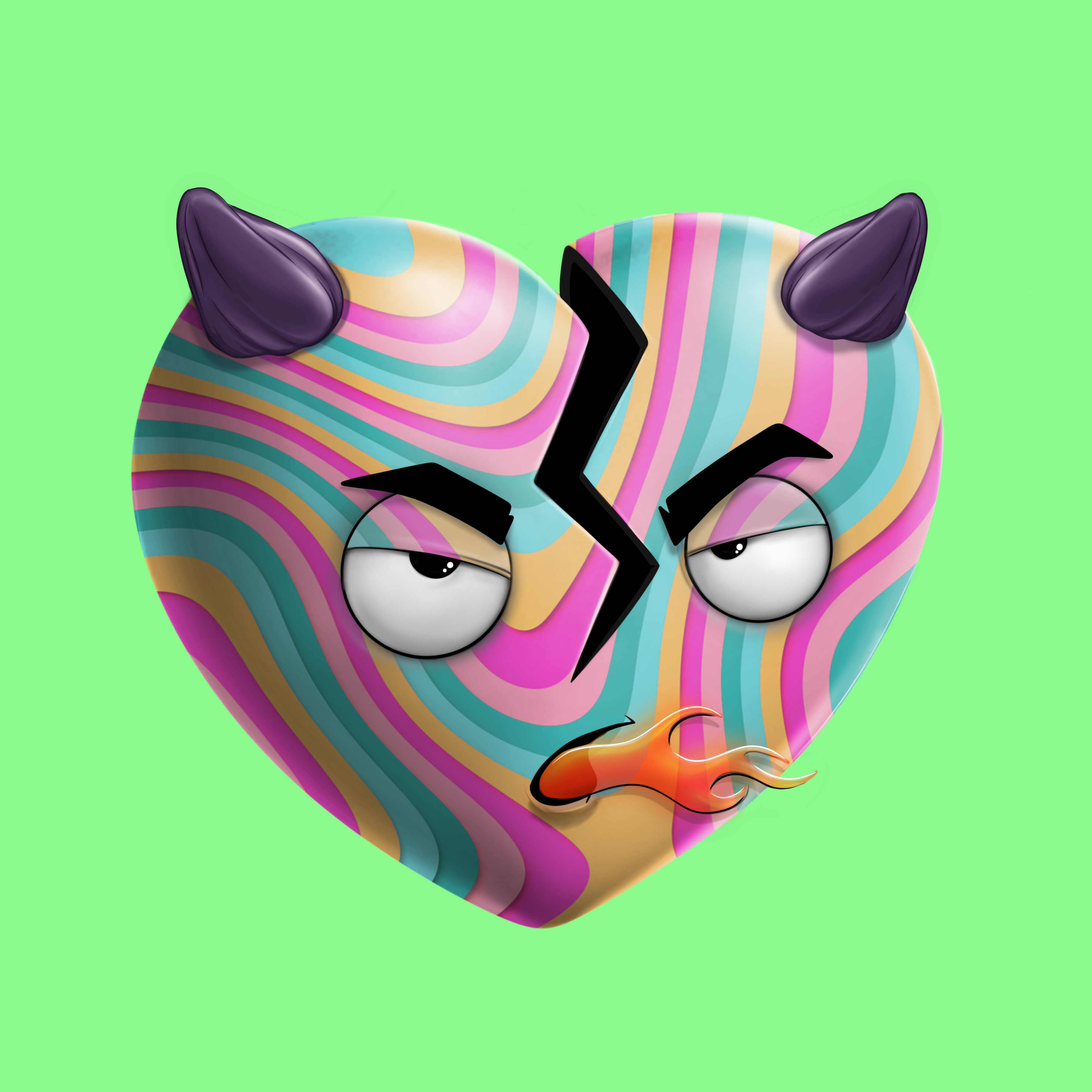 Broken Hearts Club #808 NFT on Algorand