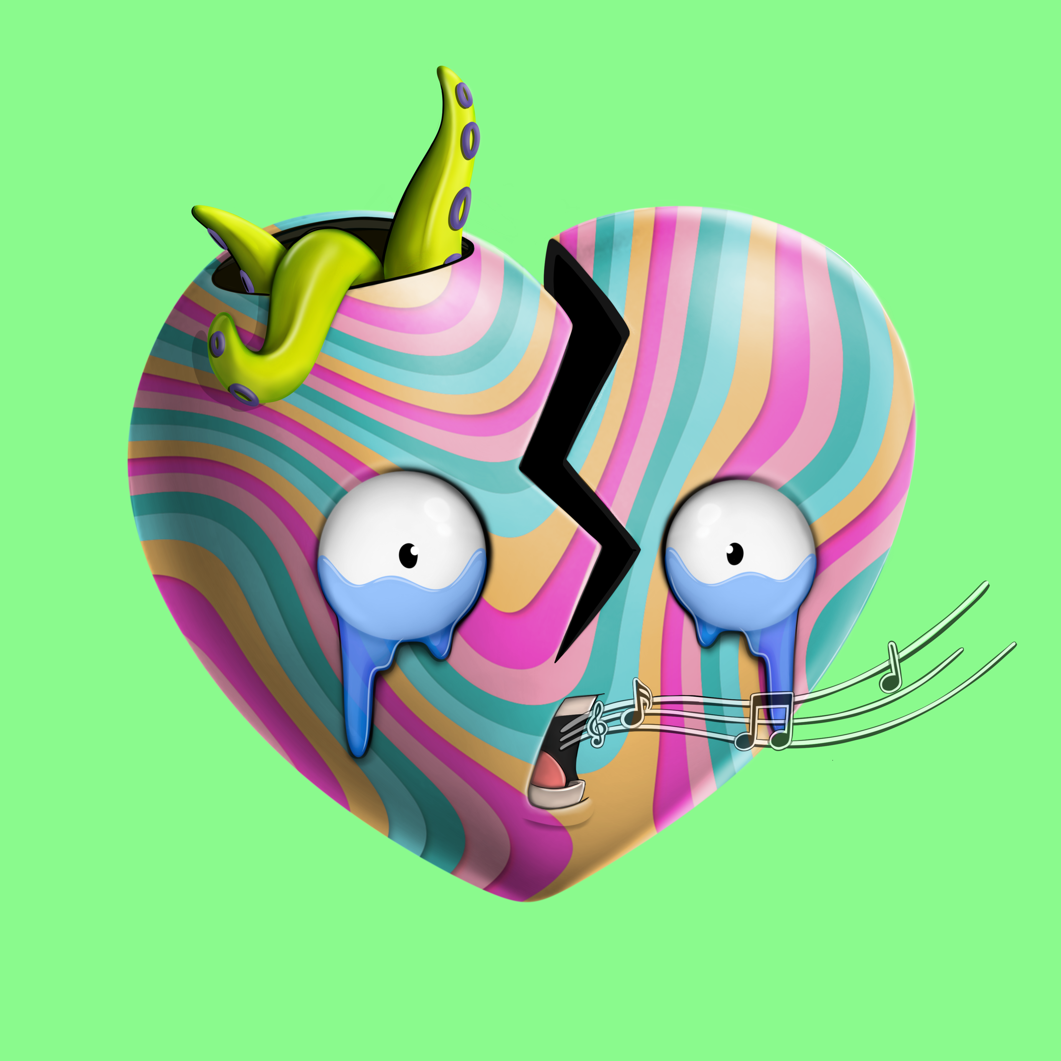 Broken Hearts Club #837 NFT on Algorand