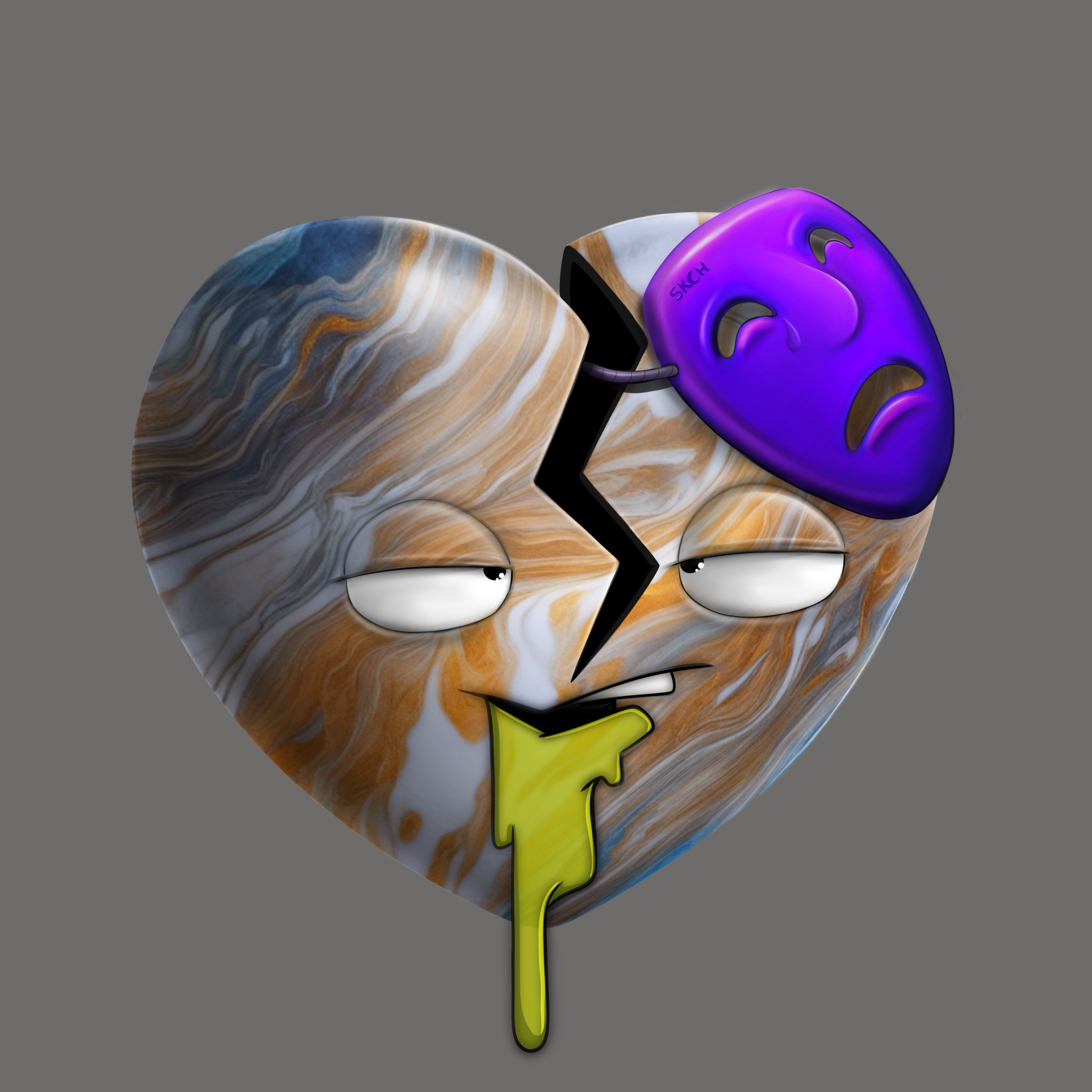 Broken Hearts Club #910 NFT on Algorand