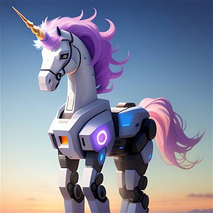 Robot Unicorn 07
