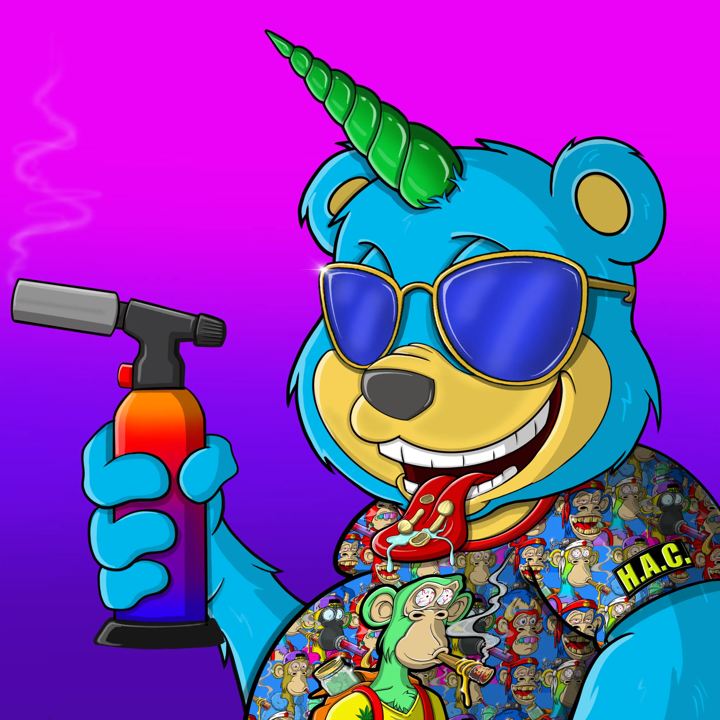 Burnin Bears #3300 NFT on Algorand