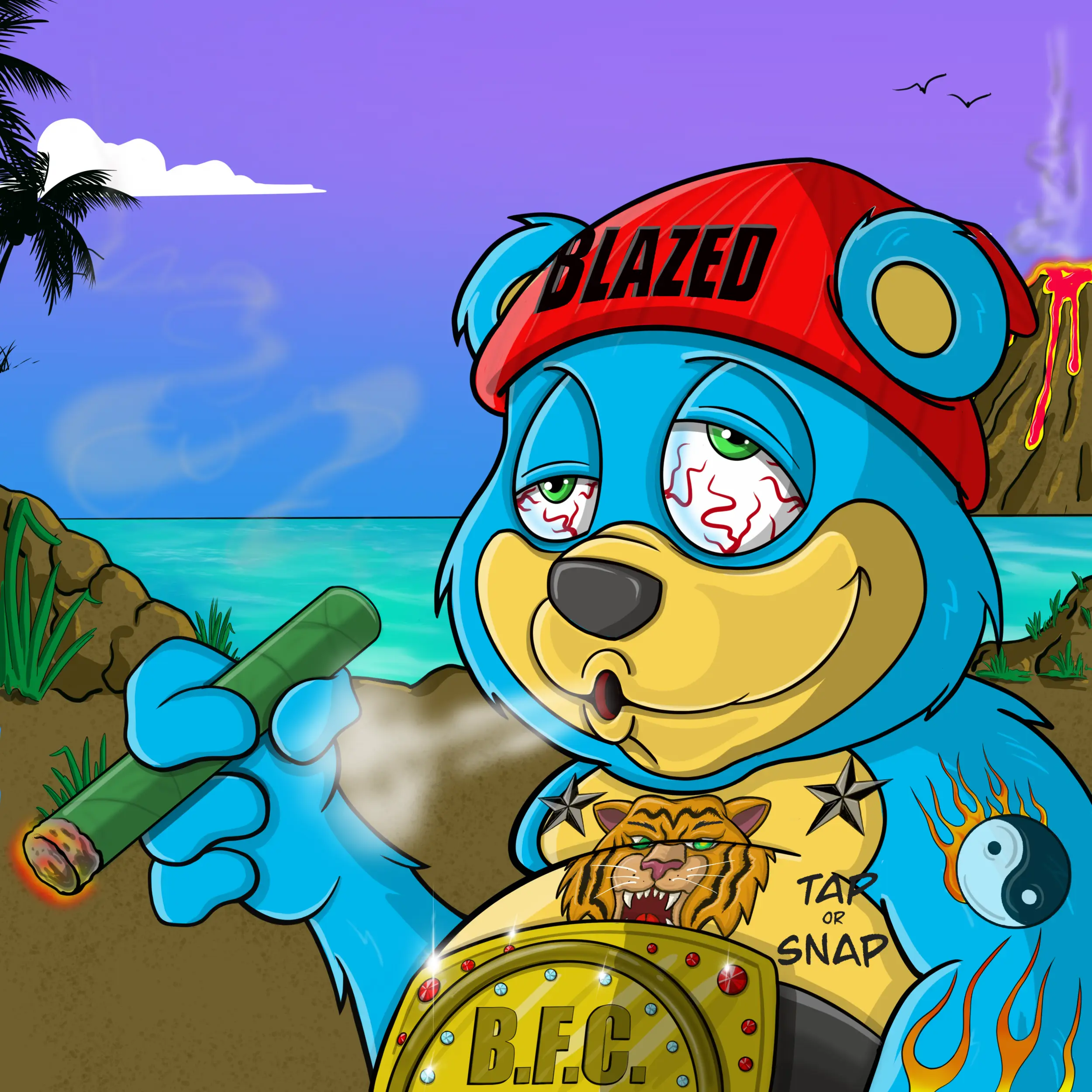 Burnin Bears #3436 NFT on Algorand