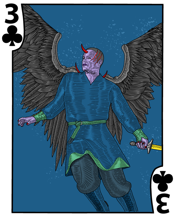 An image of 3 of Clubs