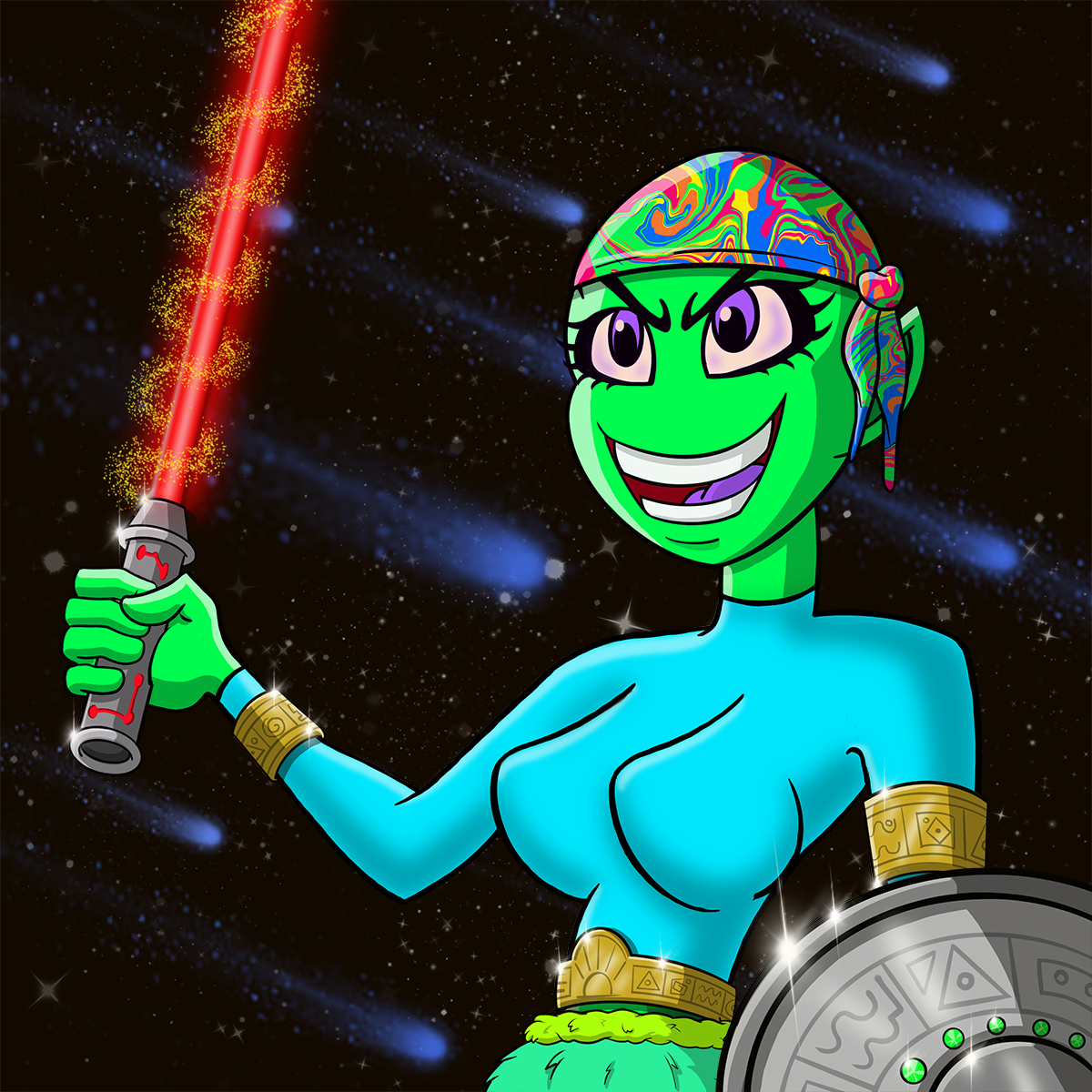 Incognito Alien Club GEN2 #91 NFT on Algorand