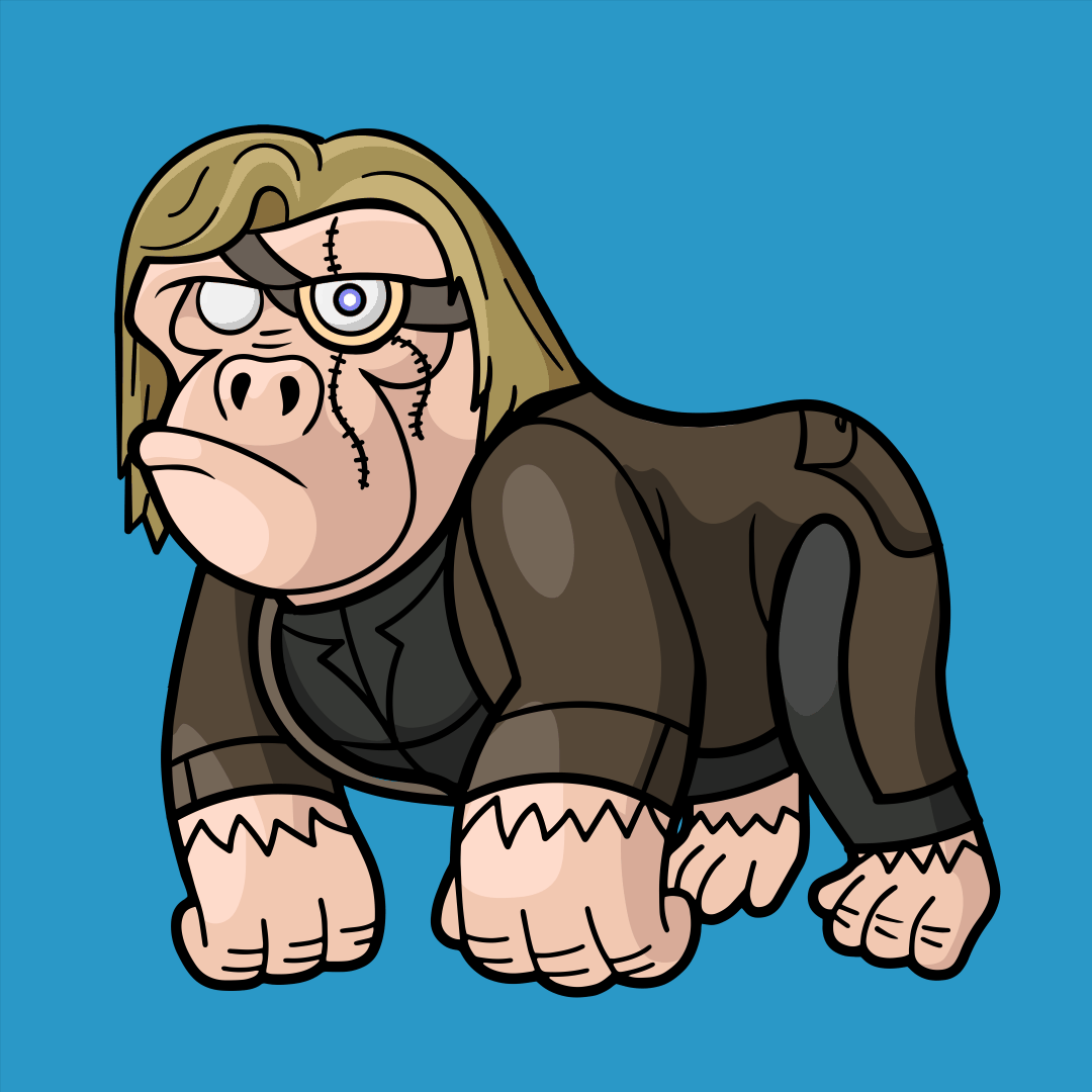 Smooth Brain Gorilla #311 NFT on Algorand