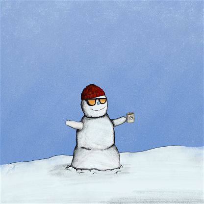 A snowy guy 72