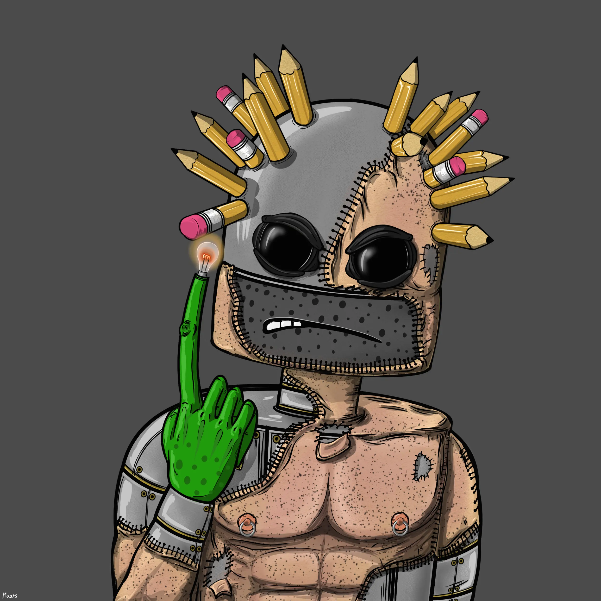 Mental Marvin #842 NFT on Algorand