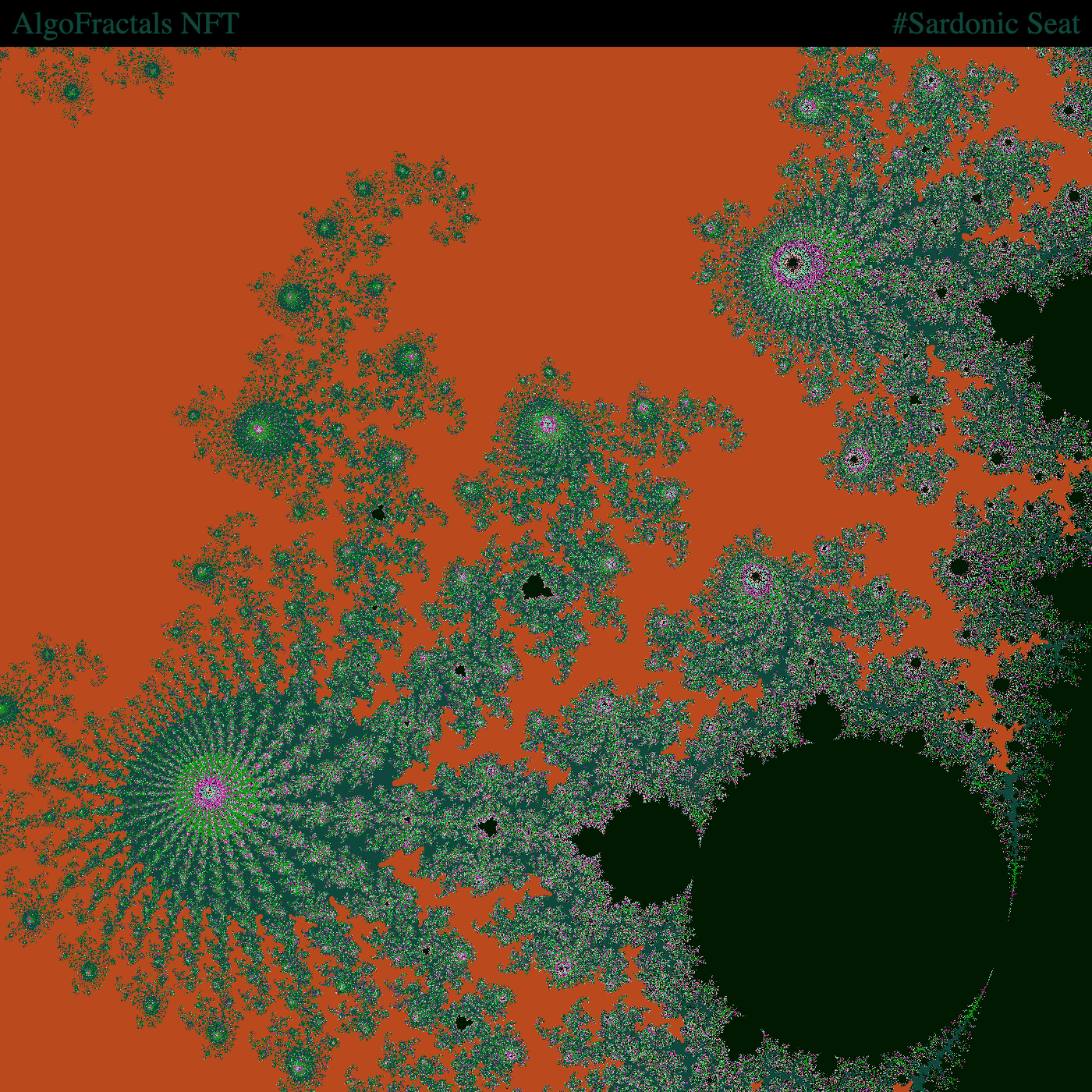 AlgoFractal #Sardonic Seat NFT on Algorand