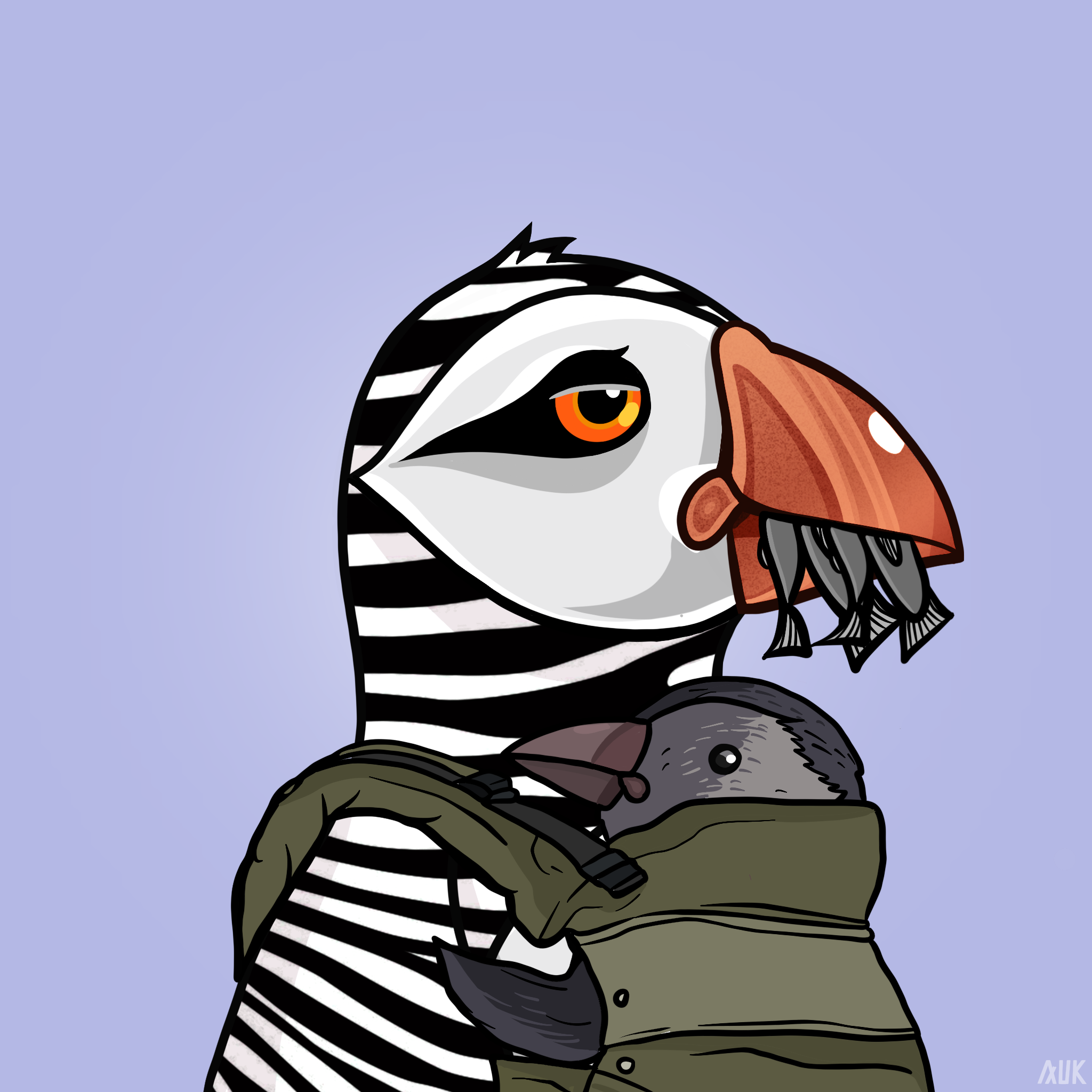 Poppin Puffins #7881 NFT on Algorand