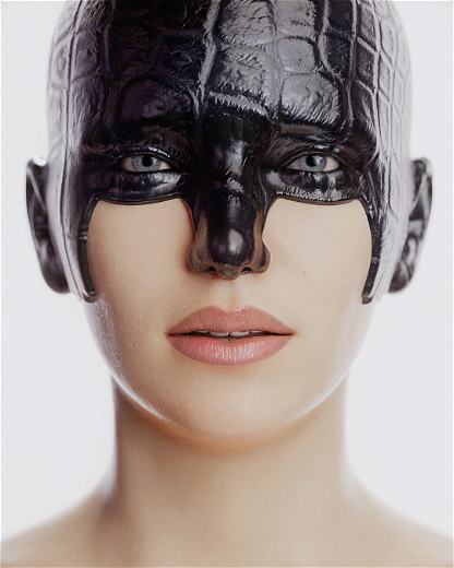 Black Leather Mask 01