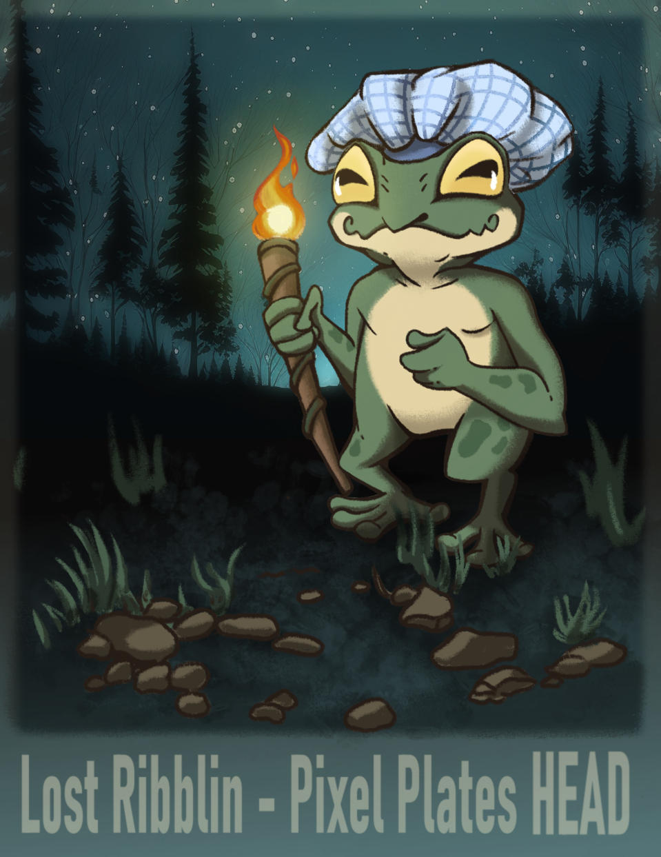 #005 Lost - Pixel Plates HEAD5 NFT on Algorand