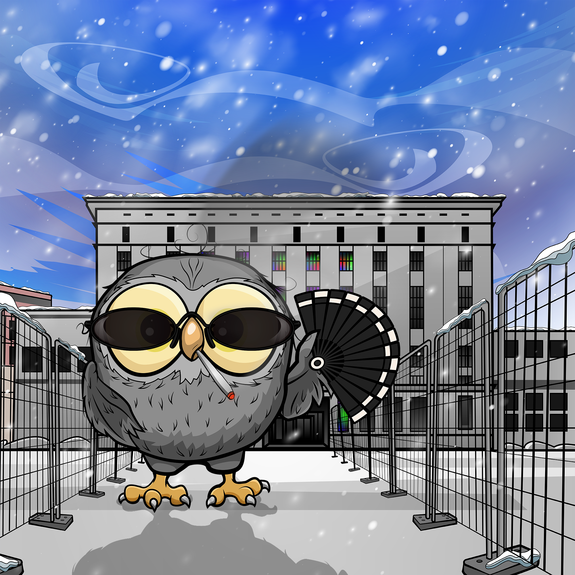 cryptOOwl 028 NFT on Algorand