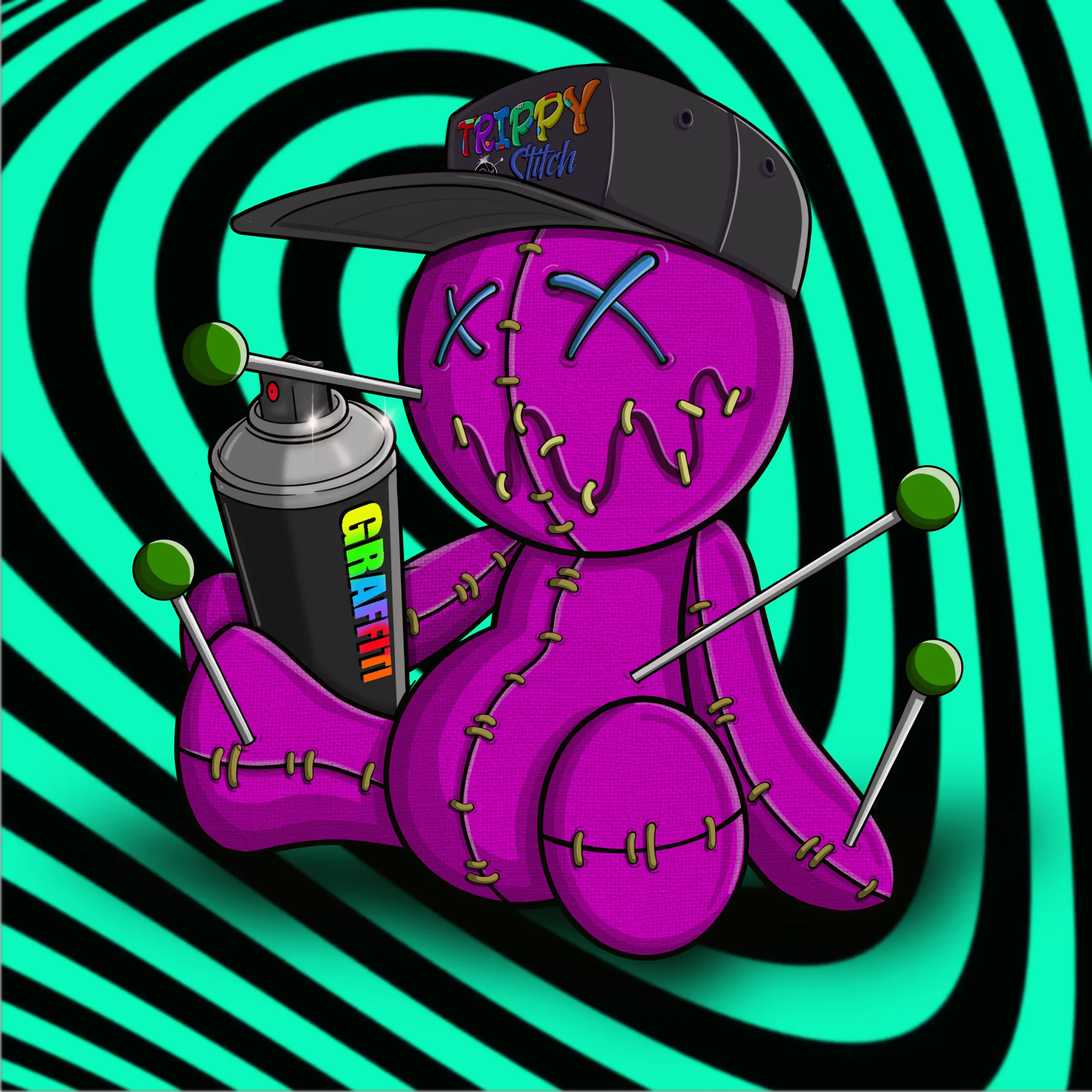 Trippy Stitch #403 NFT on Algorand