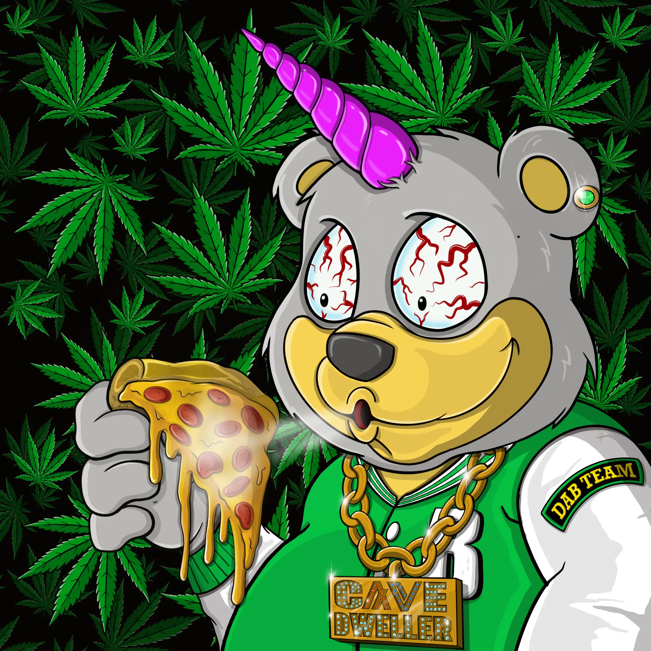 Burnin Bears #1566 NFT on Algorand