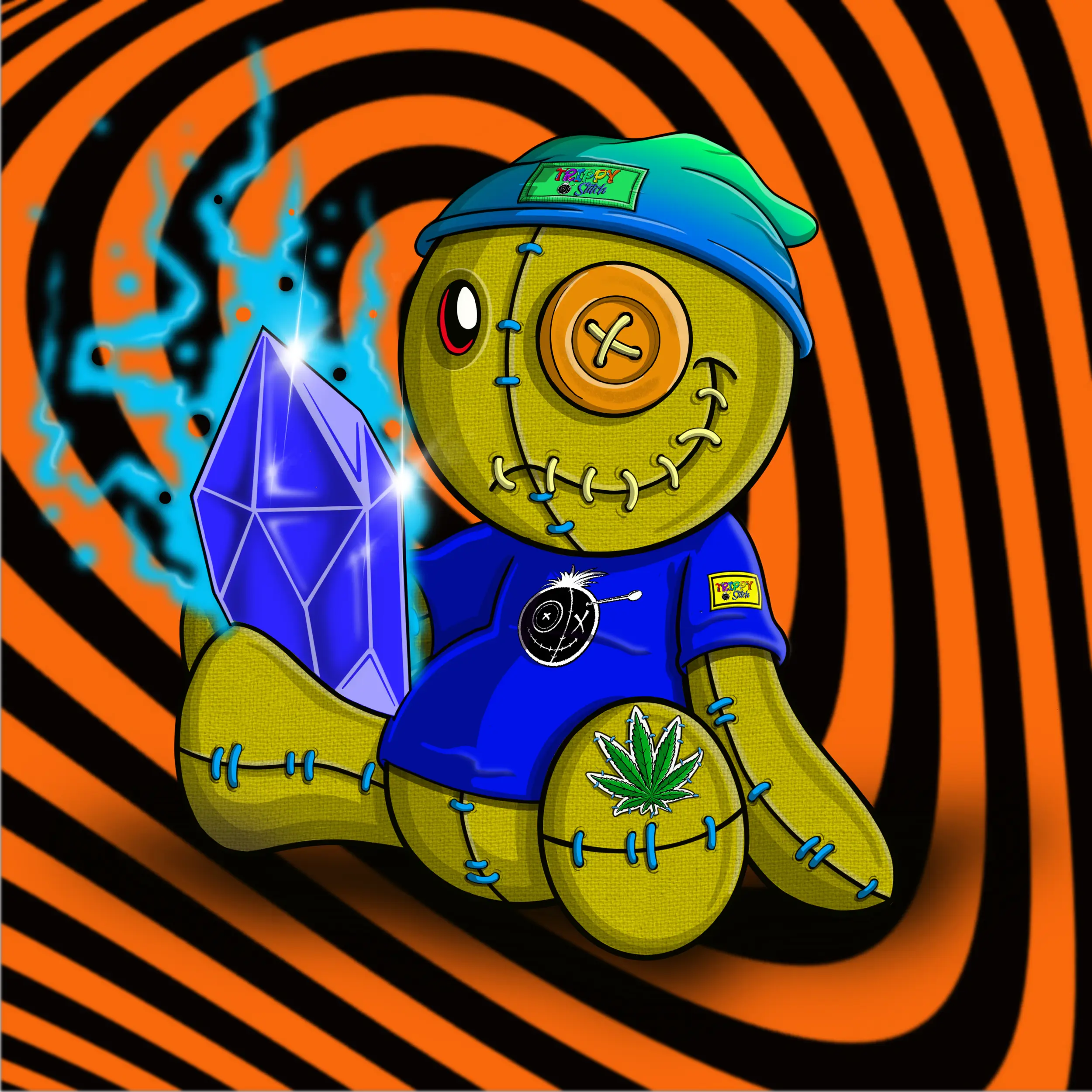 Trippy Stitch #1127 NFT on Algorand