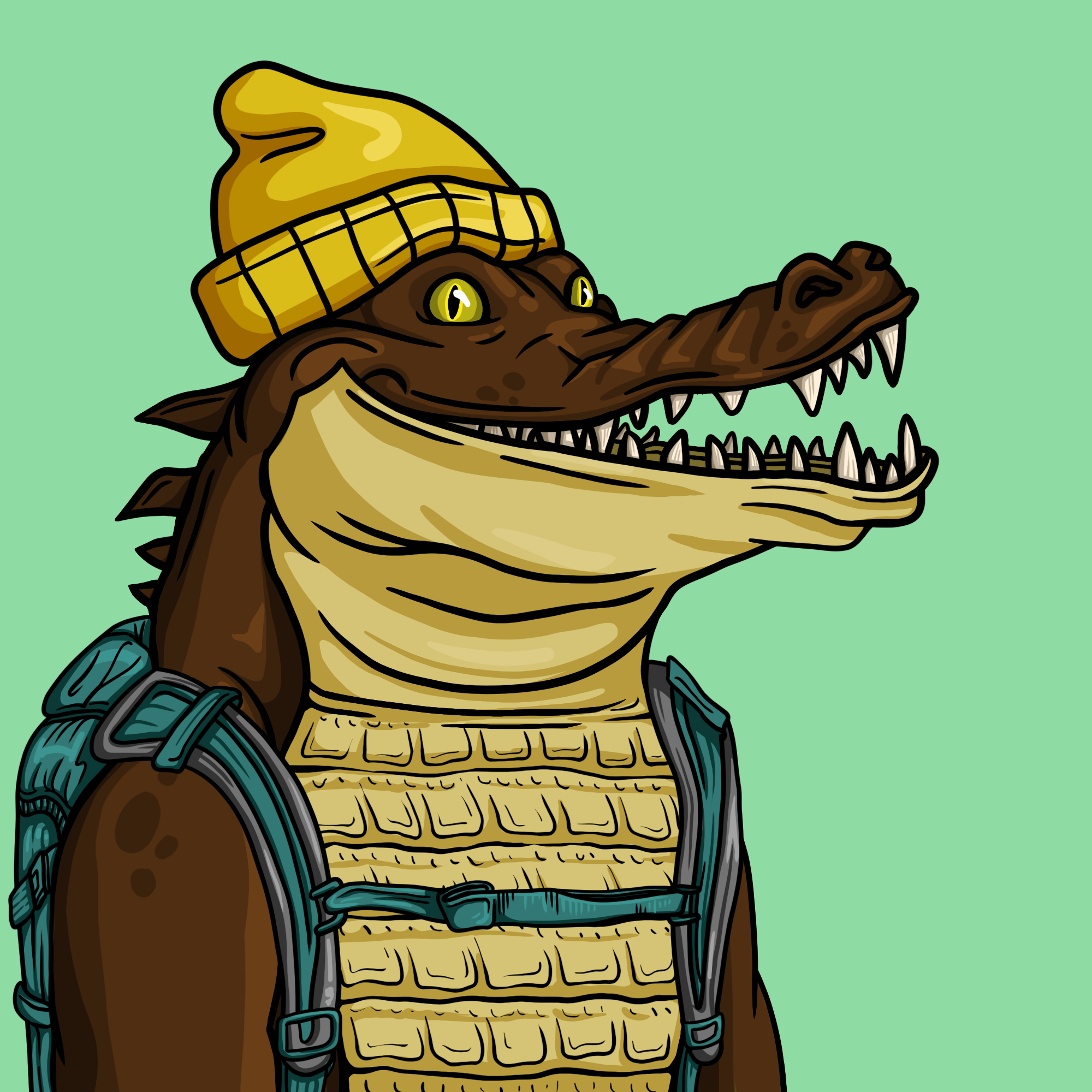 Warrior Croc #1718 NFT on Algorand
