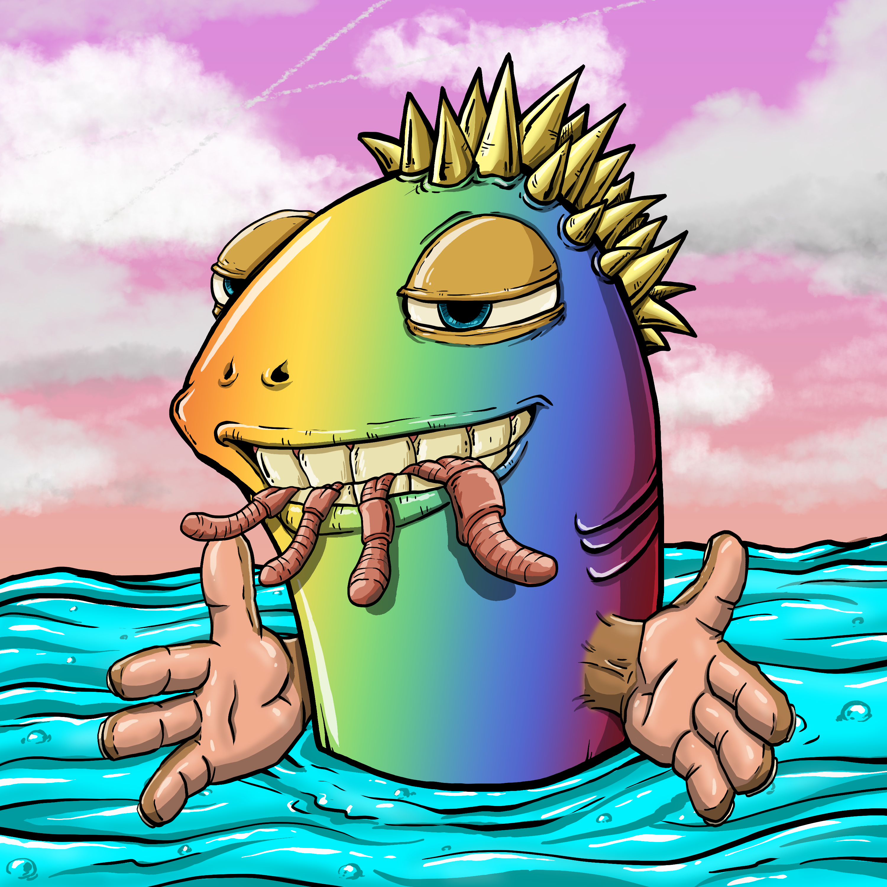 CRAZY CRITTERS - FISH 104 NFT on Algorand