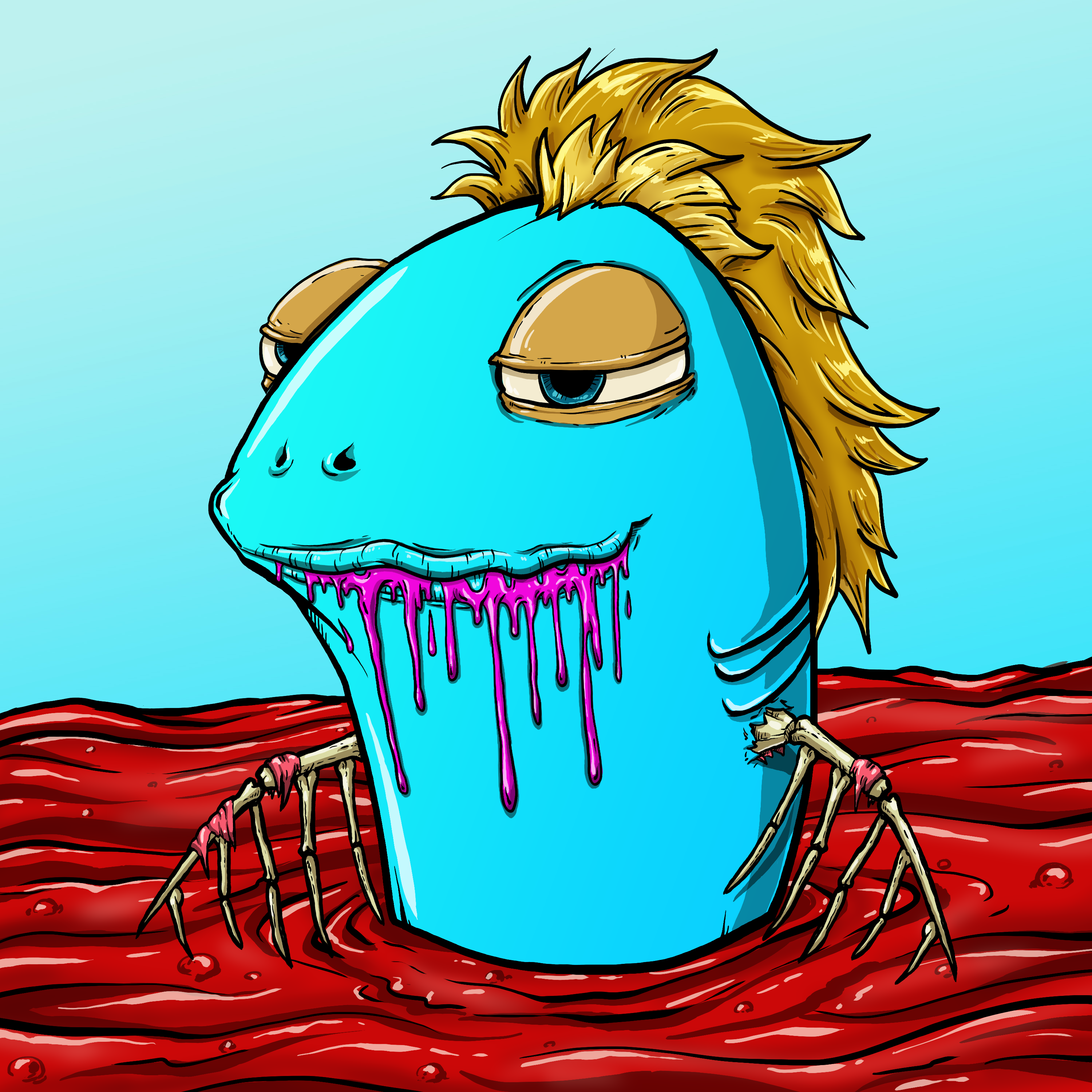 CRAZY CRITTERS - FISH  119 NFT on Algorand