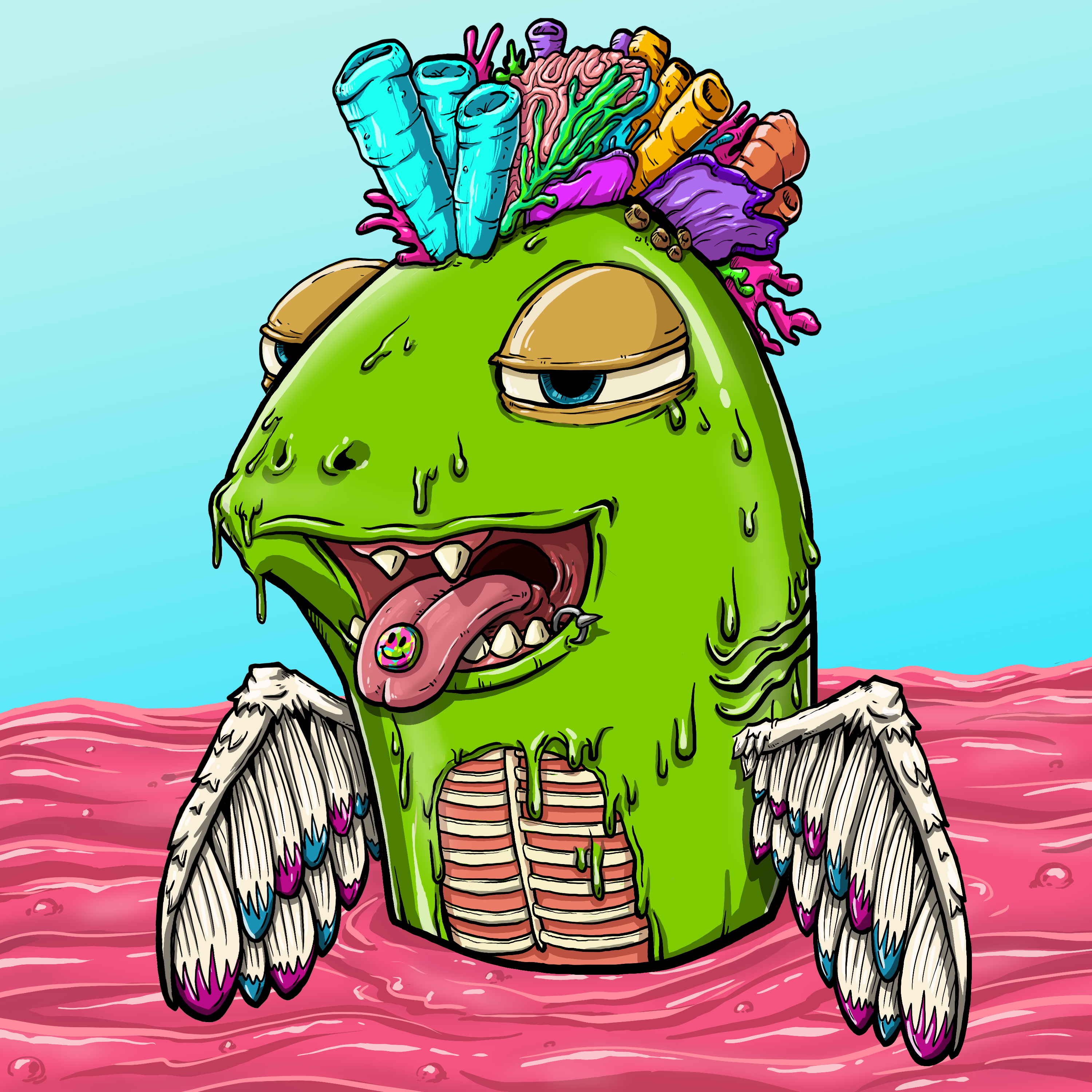 CRAZY CRITTERS - FISH 134 NFT on Algorand