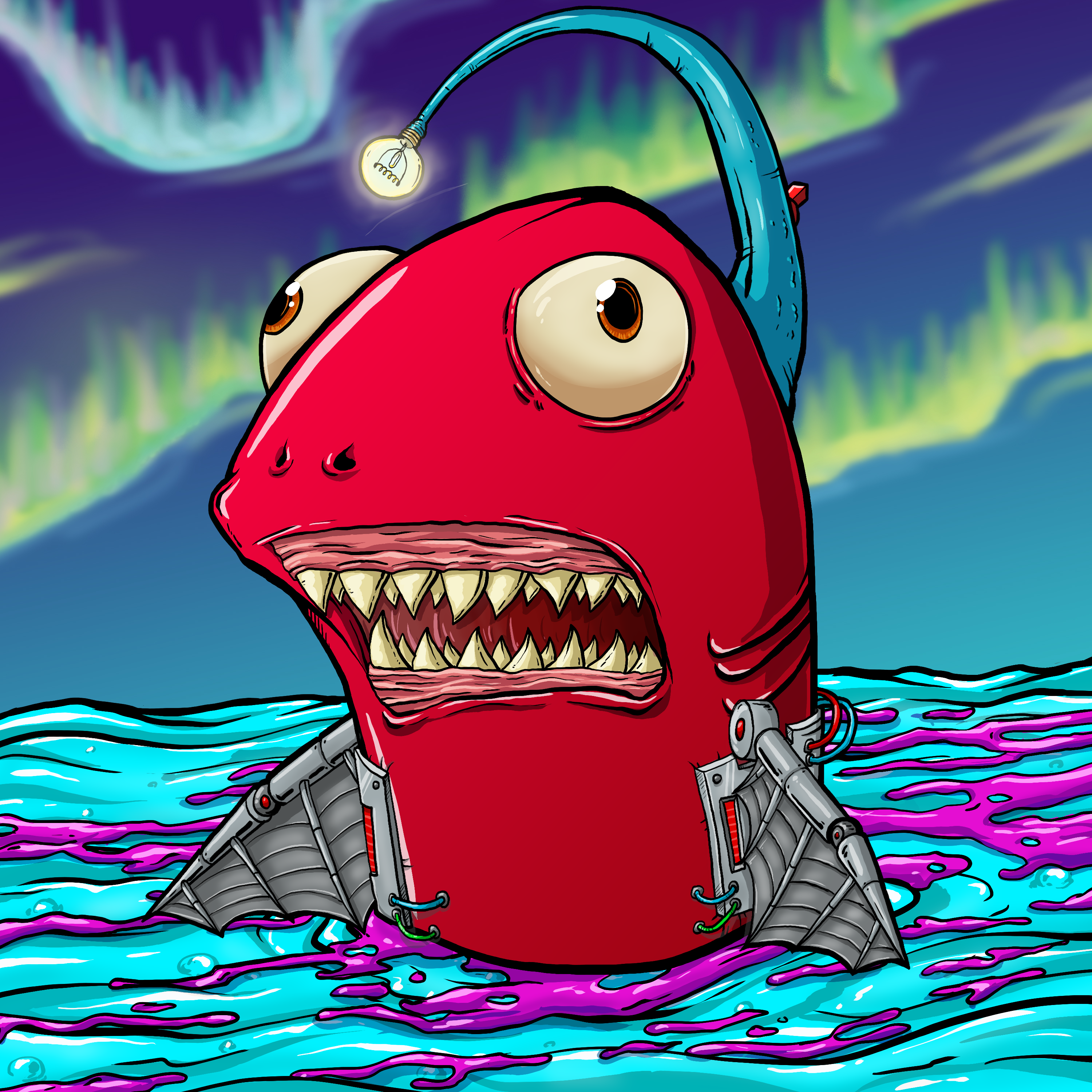 CRAZY CRITTERS - FISH  141 NFT on Algorand