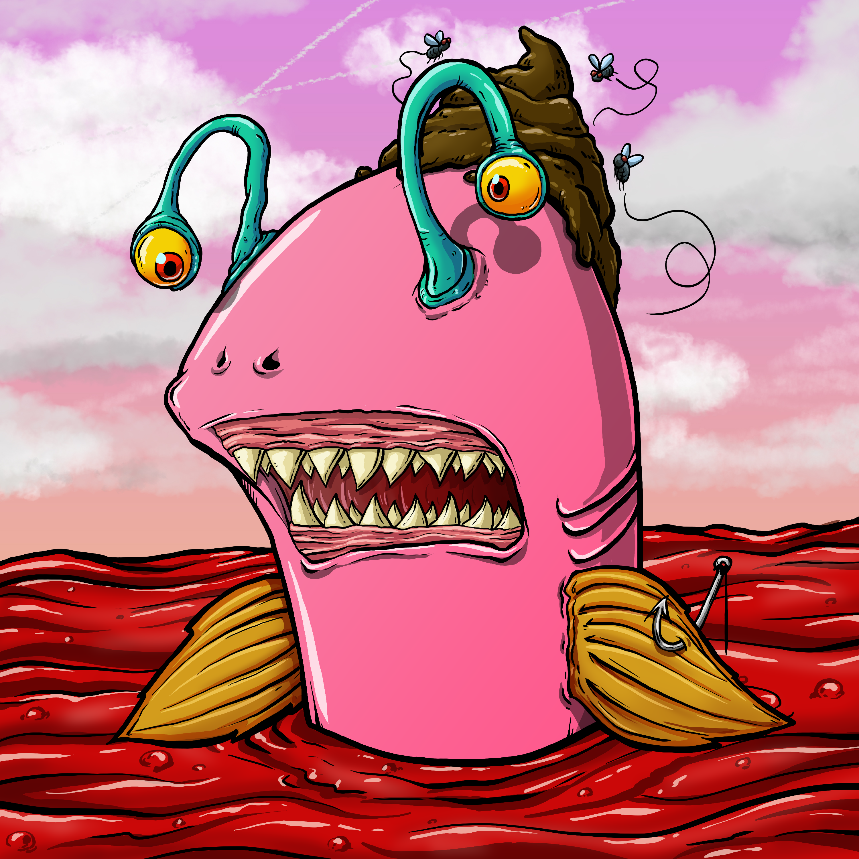 CRAZY CRITTERS - FISH  145 NFT on Algorand