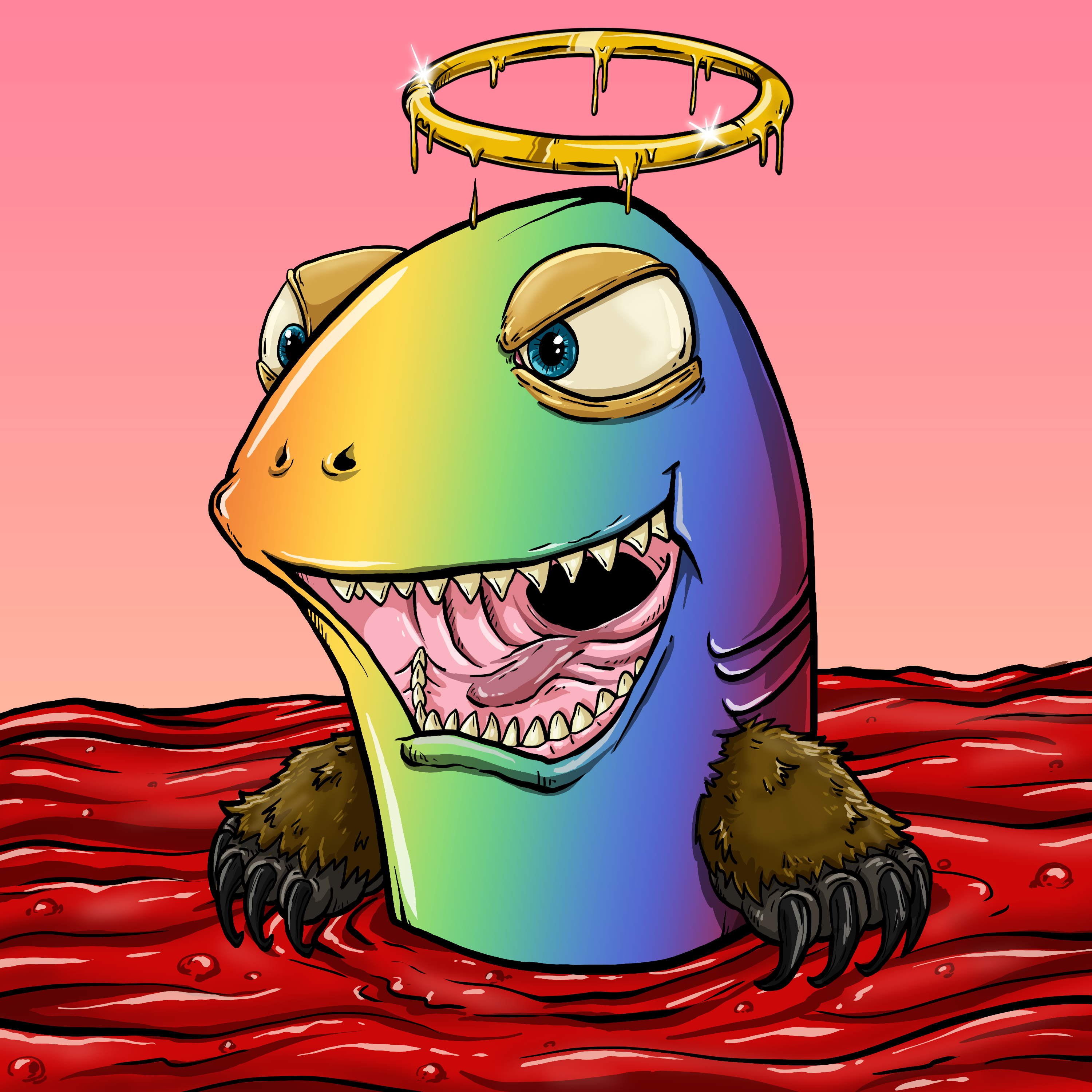 CRAZY CRITTERS - FISH  154 NFT on Algorand