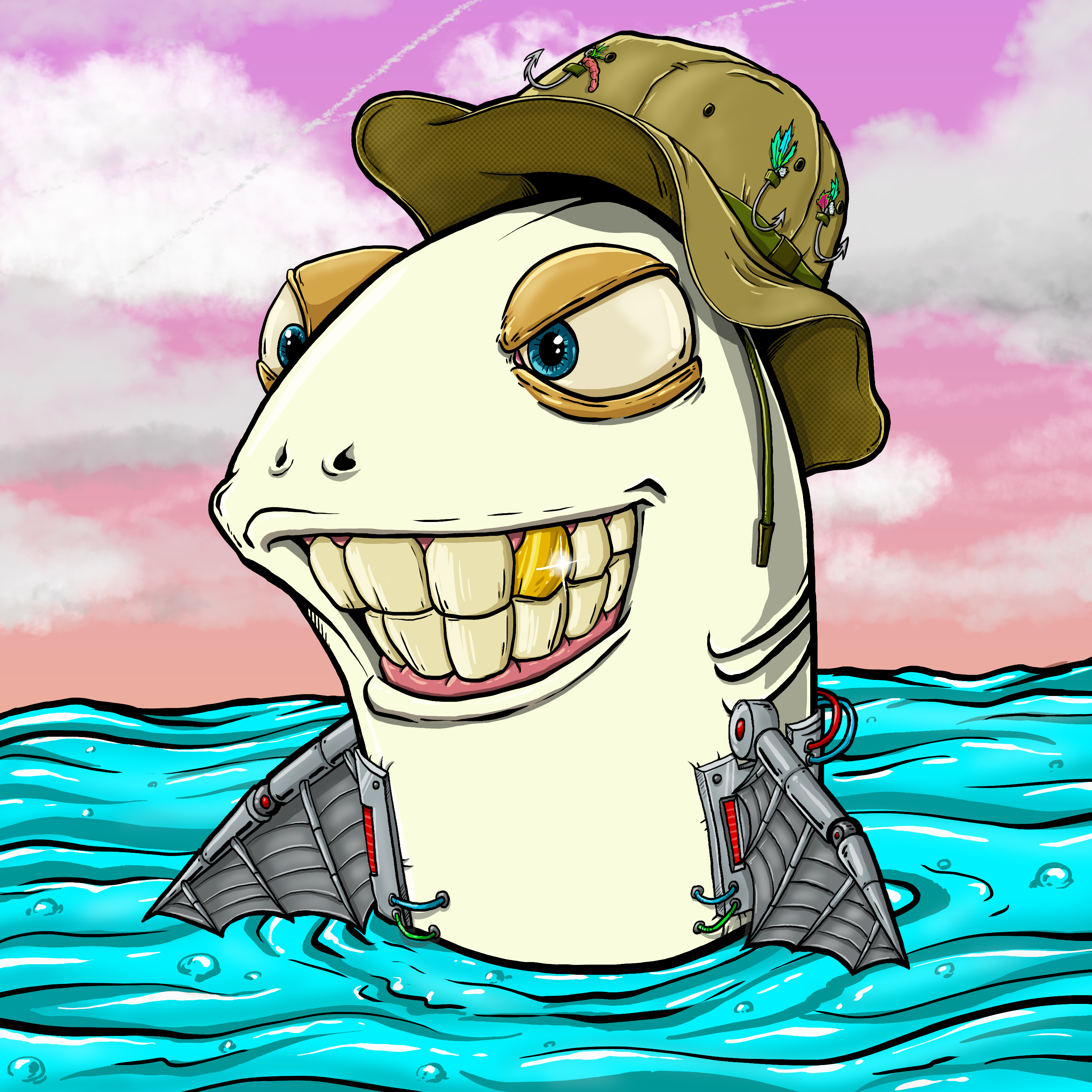 CRAZY CRITTERS - FISH  158 NFT on Algorand