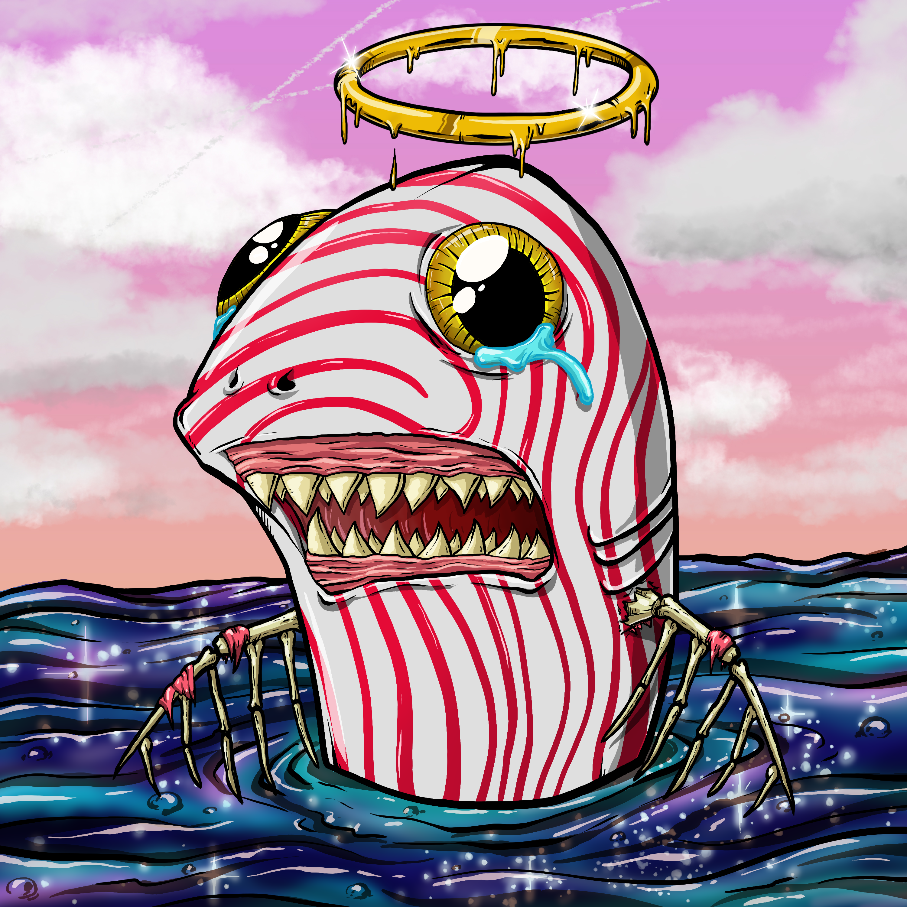 CRAZY CRITTERS - FISH  159 NFT on Algorand