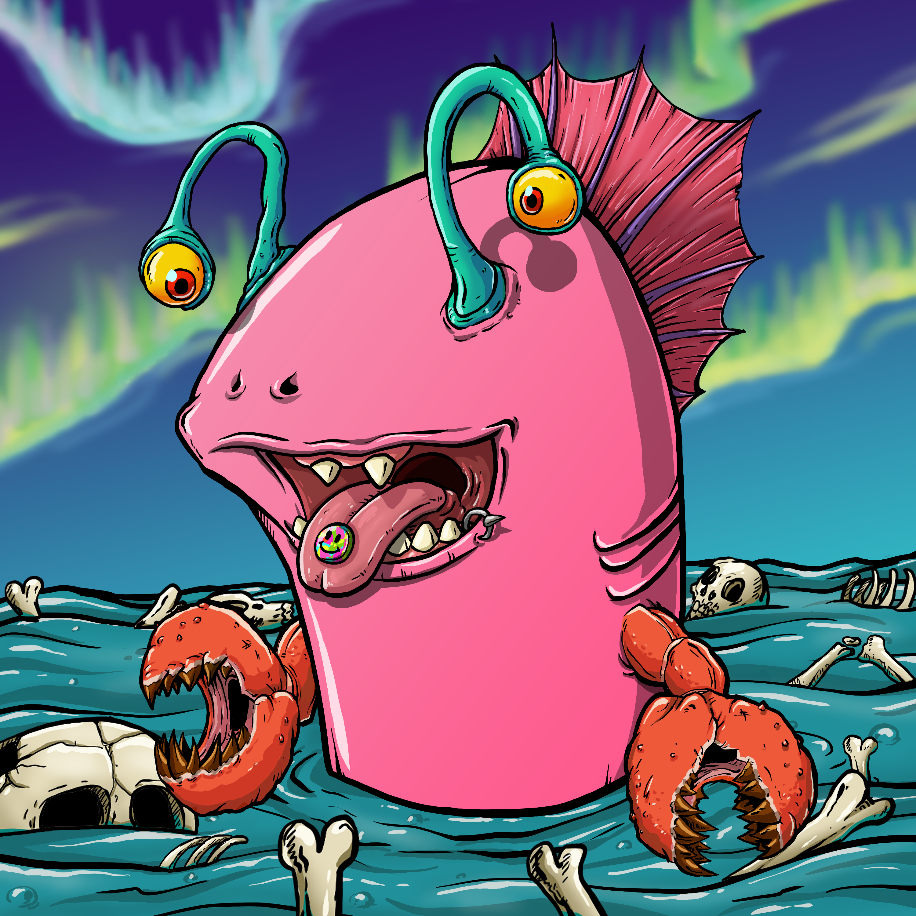 CRAZY CRITTERS - FISH  173 NFT on Algorand