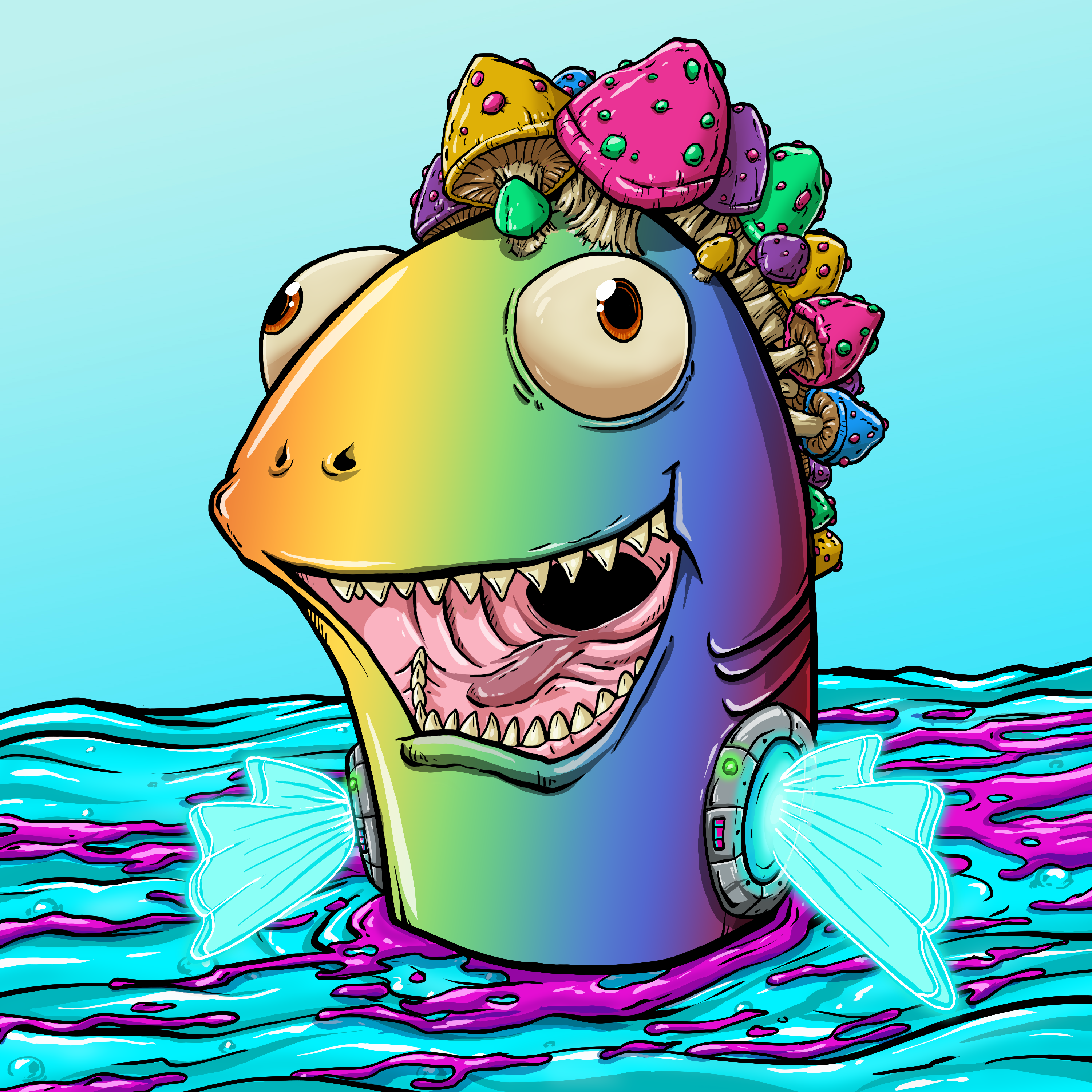 CRAZY CRITTERS - FISH  175 NFT on Algorand