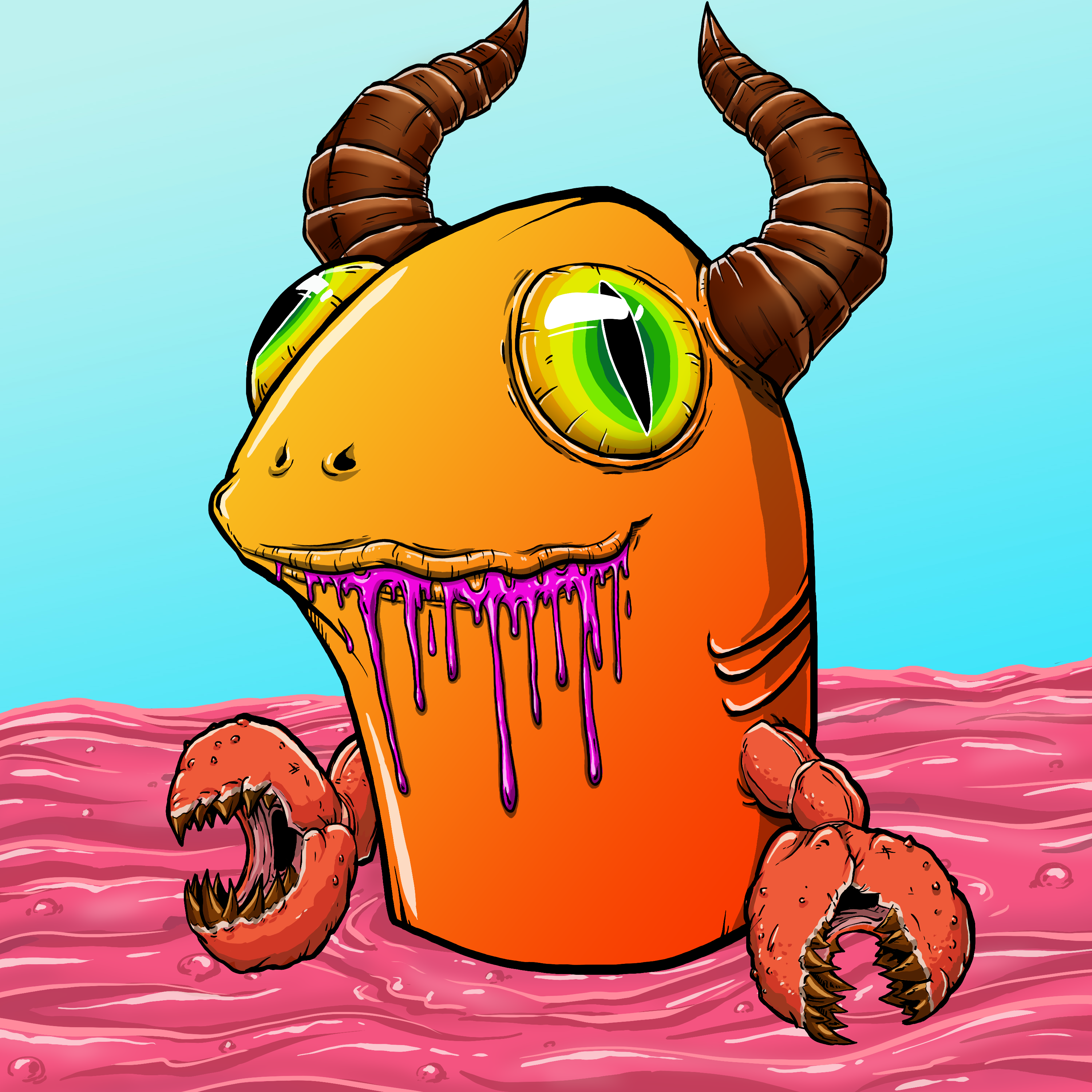 CRAZY CRITTERS - FISH 232 NFT on Algorand